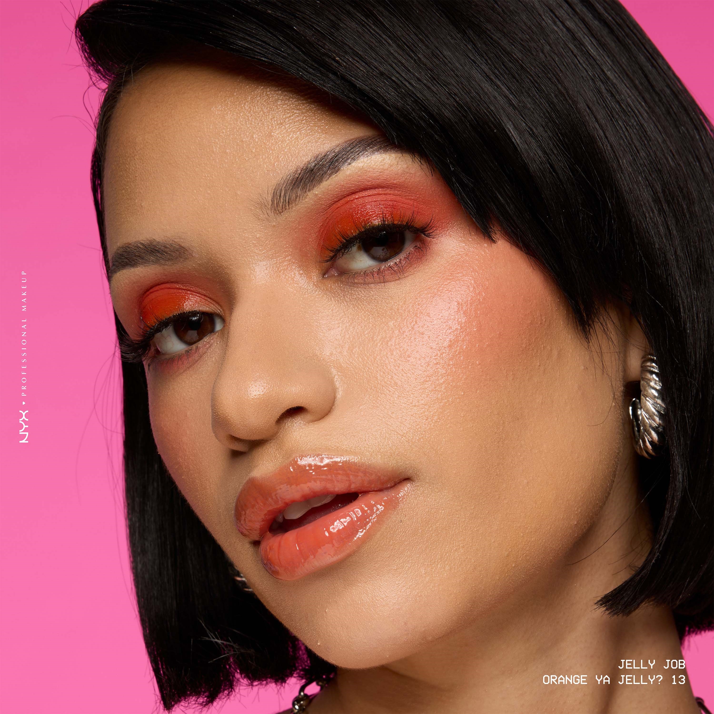 NYX PROFESSIONAL MAKEUP Jelly Job Lip gloss 13 Orange Ya Jelly (obrázok 7)