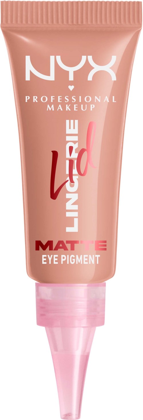 NYX Lingerie Matte ögongenomfärg i rosa med vit och röd text.