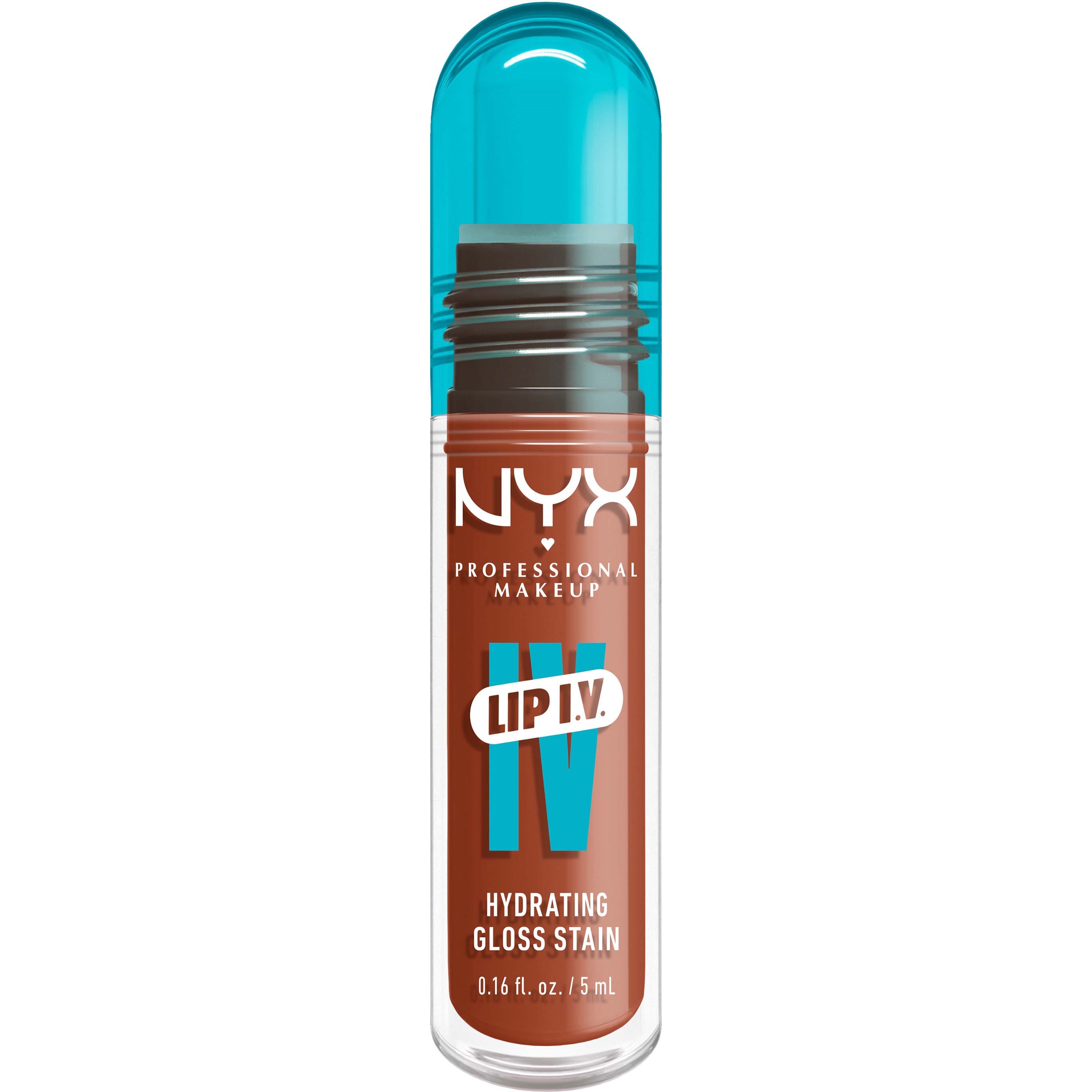 NYX PROFESSIONAL MAKEUP Lip I.V. Hydrating Gloss Stain Lip Gloss 01 Ca (obrázok 6)