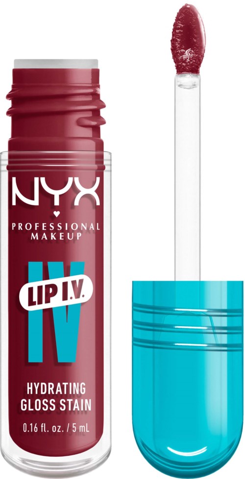 NYX PROFESSIONAL MAKEUP Lip I.V. Hydrating Gloss Stain Lip Gloss 07 Bubblegm Burst