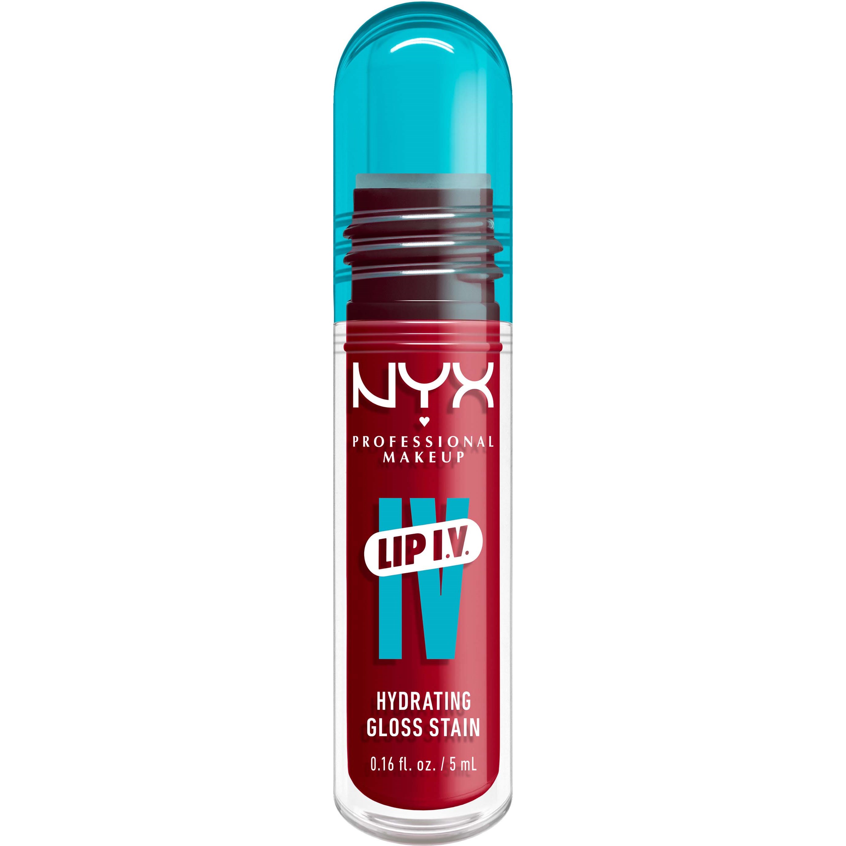 NYX PROFESSIONAL MAKEUP Lip I.V. Hydrating Gloss Stain Lip Gloss 11 Re (obrázok 6)