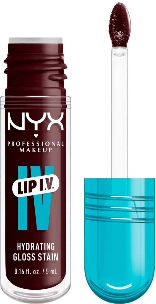 NYX PROFESSIONAL MAKEUP Lip I.V. Hydrating Gloss Stain Lip Gloss 15 Water 'Bout Wine?