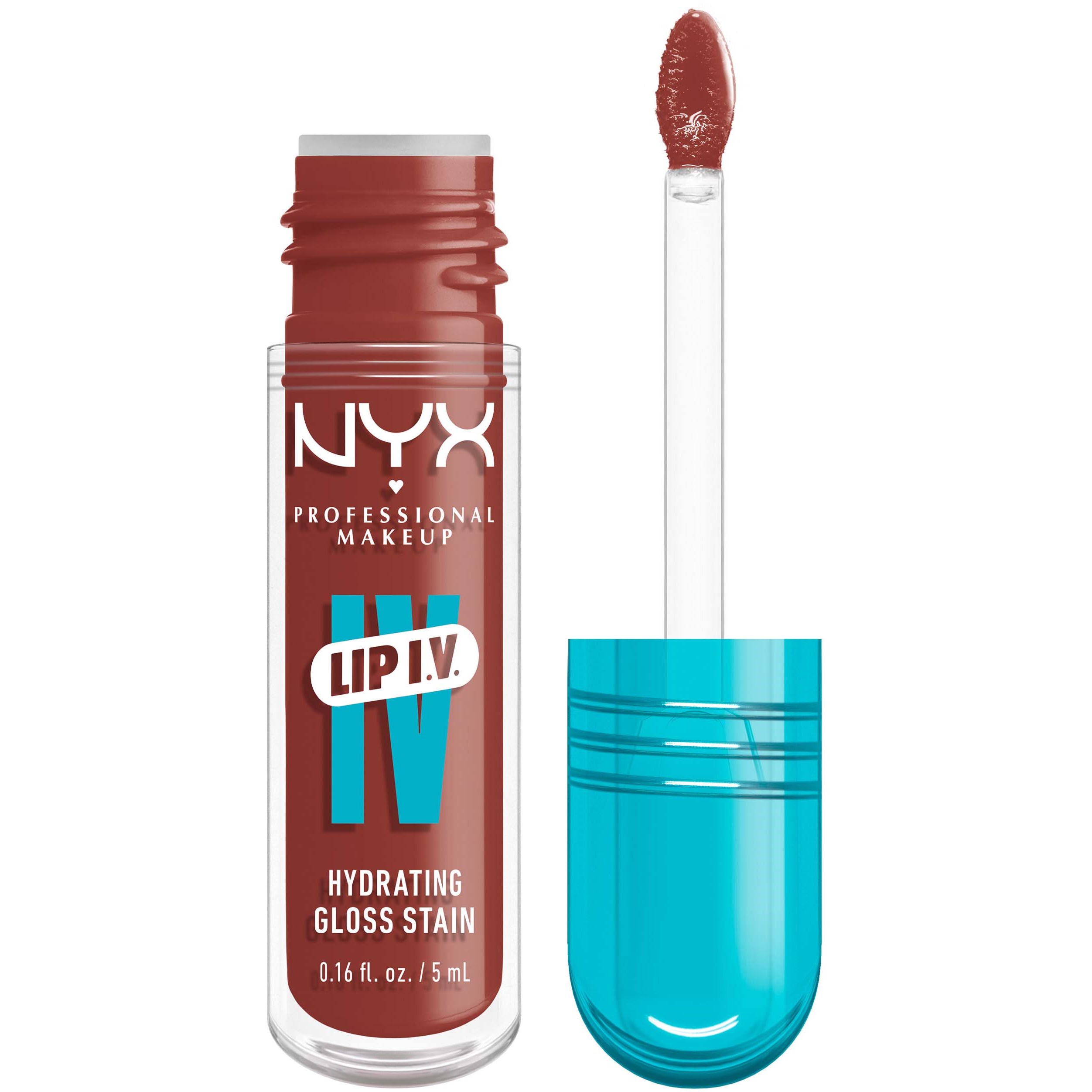 NYX PROFESSIONAL MAKEUP Lip I.V. Hydrating Gloss Stain Lip Gloss billede