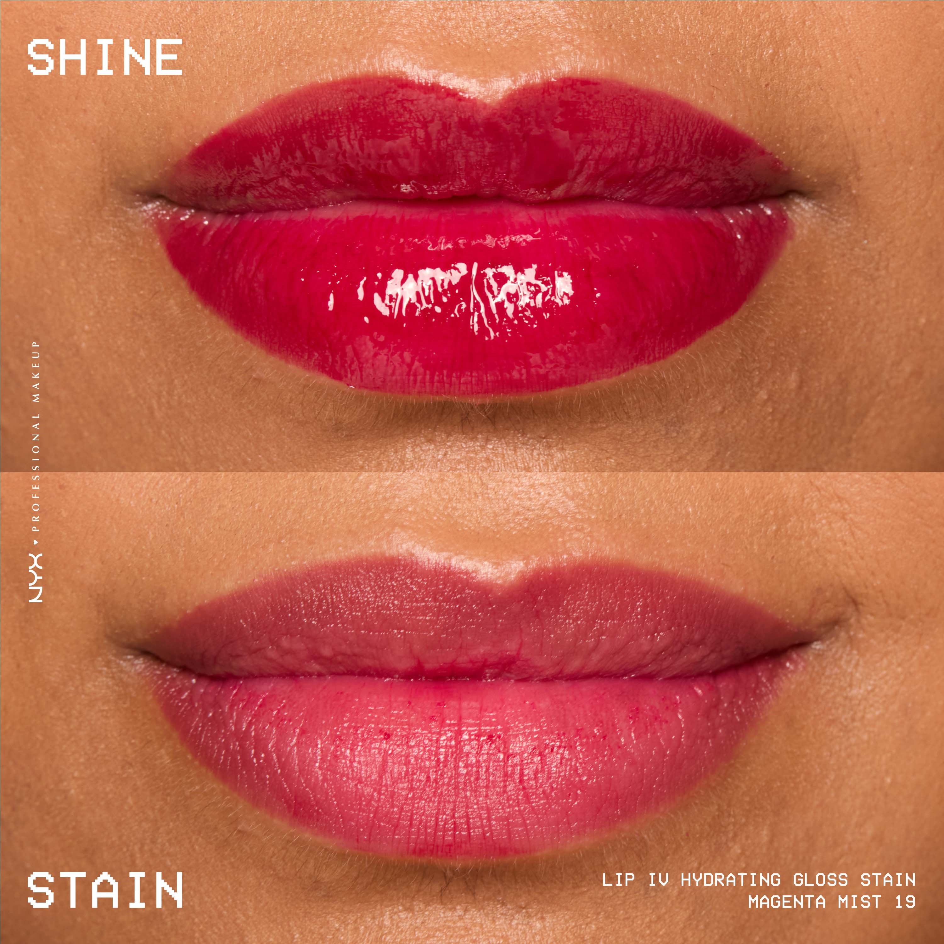 NYX PROFESSIONAL MAKEUP Lip I.V. Hydrating Gloss Stain Lip Gloss 19 Ma (obrázok 4)