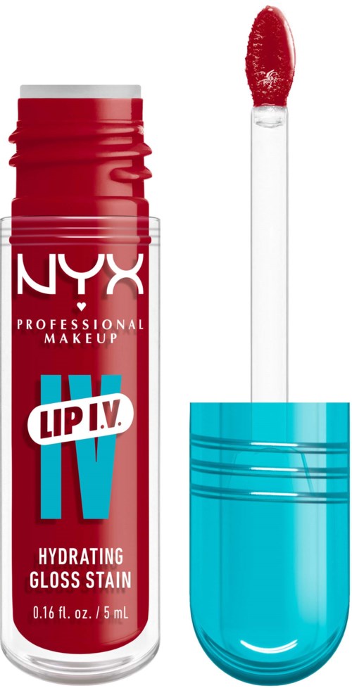 NYX PROFESSIONAL MAKEUP Lip I.V. Hydrating Gloss Stain Lip Gloss 22 Cherry Drenched