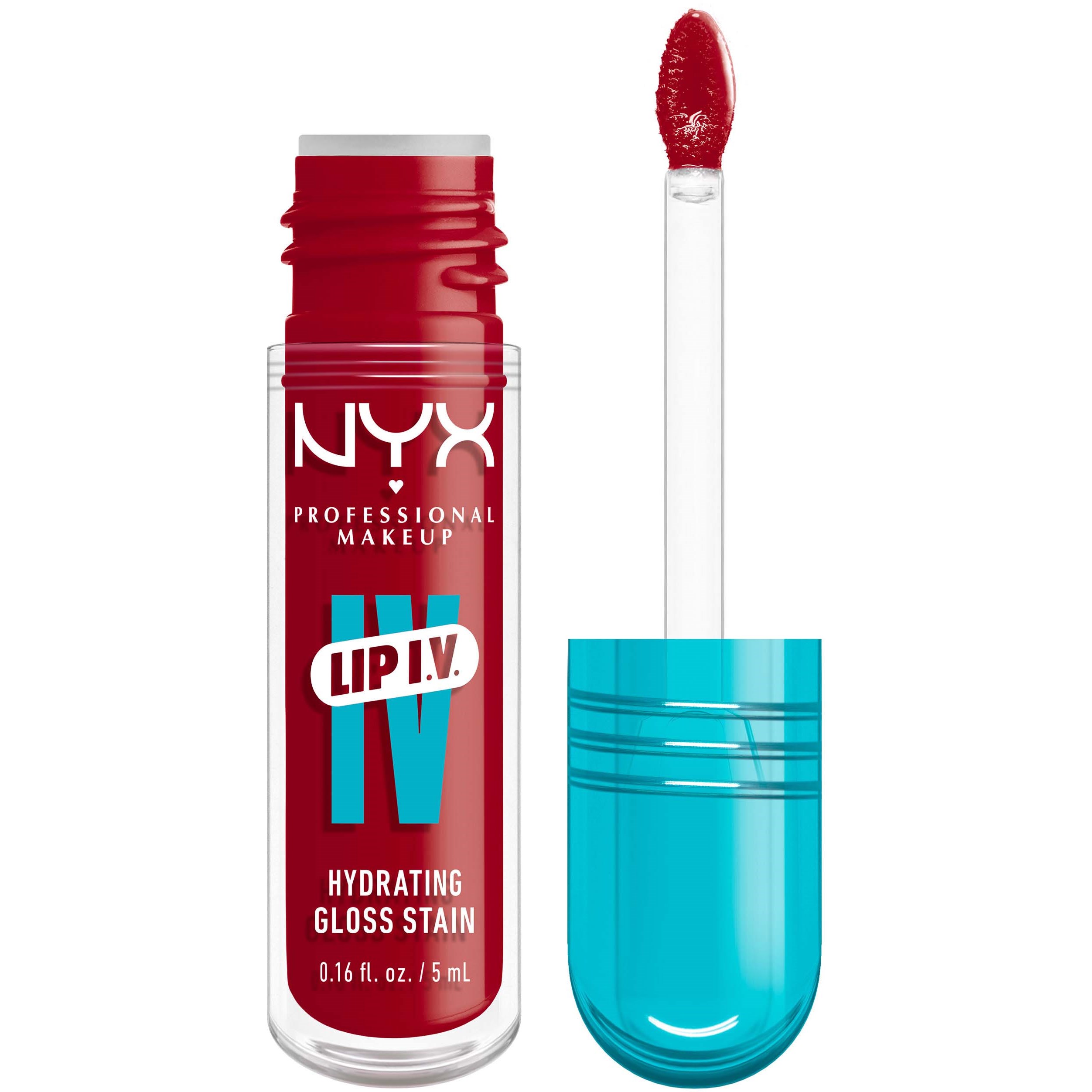 NYX PROFESSIONAL MAKEUP Lip I.V. Hydrating Gloss Stain Lip Gloss billede