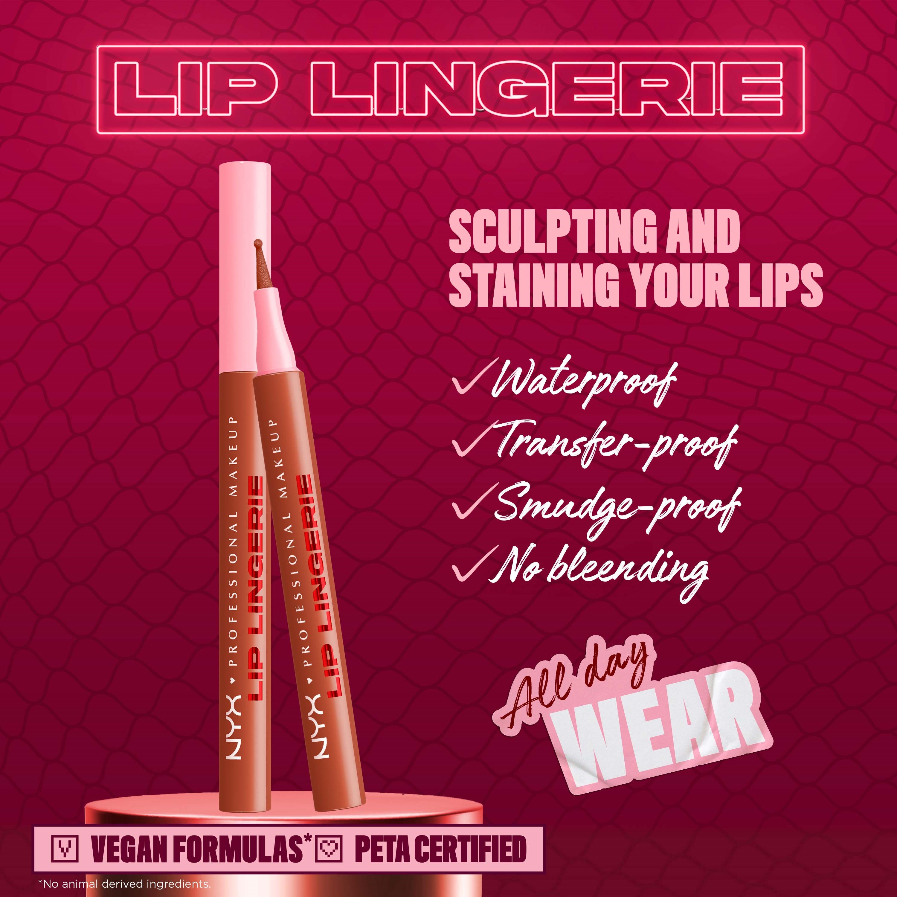 NYX PROFESSIONAL MAKEUP Lip Lingerie Liner Stain 02 Naughty Nude (obrázok 3)