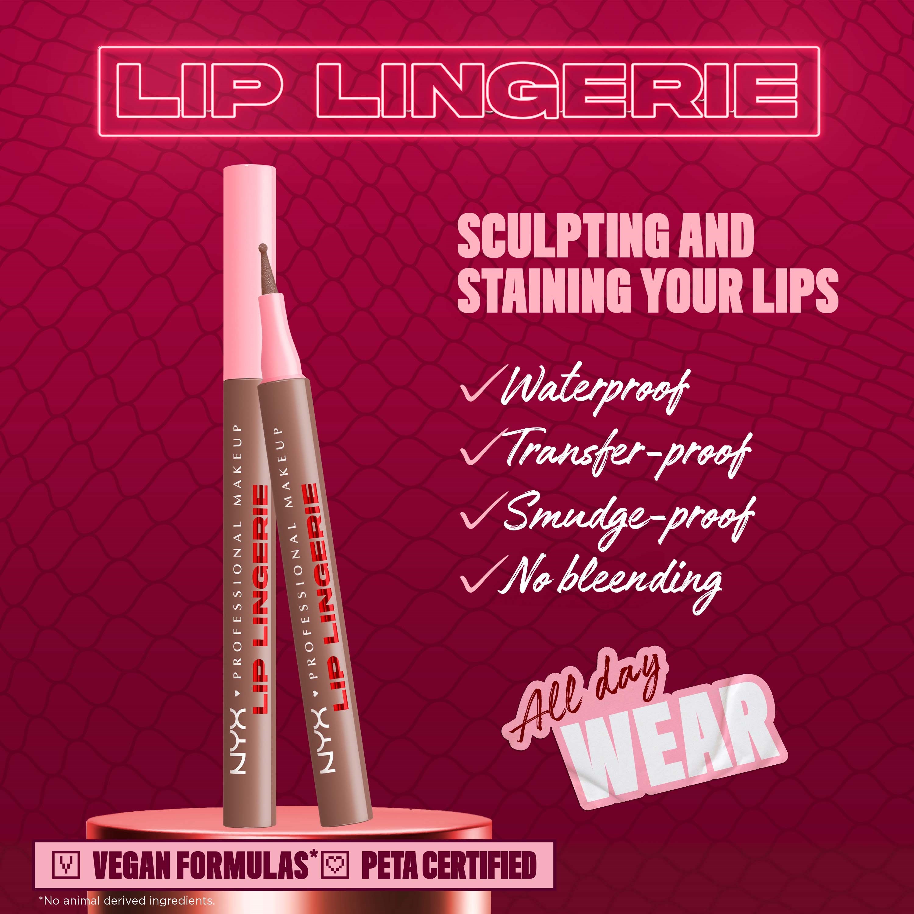 NYX PROFESSIONAL MAKEUP Lip Lingerie Liner Stain 05 Lip Lock (obrázok 3)