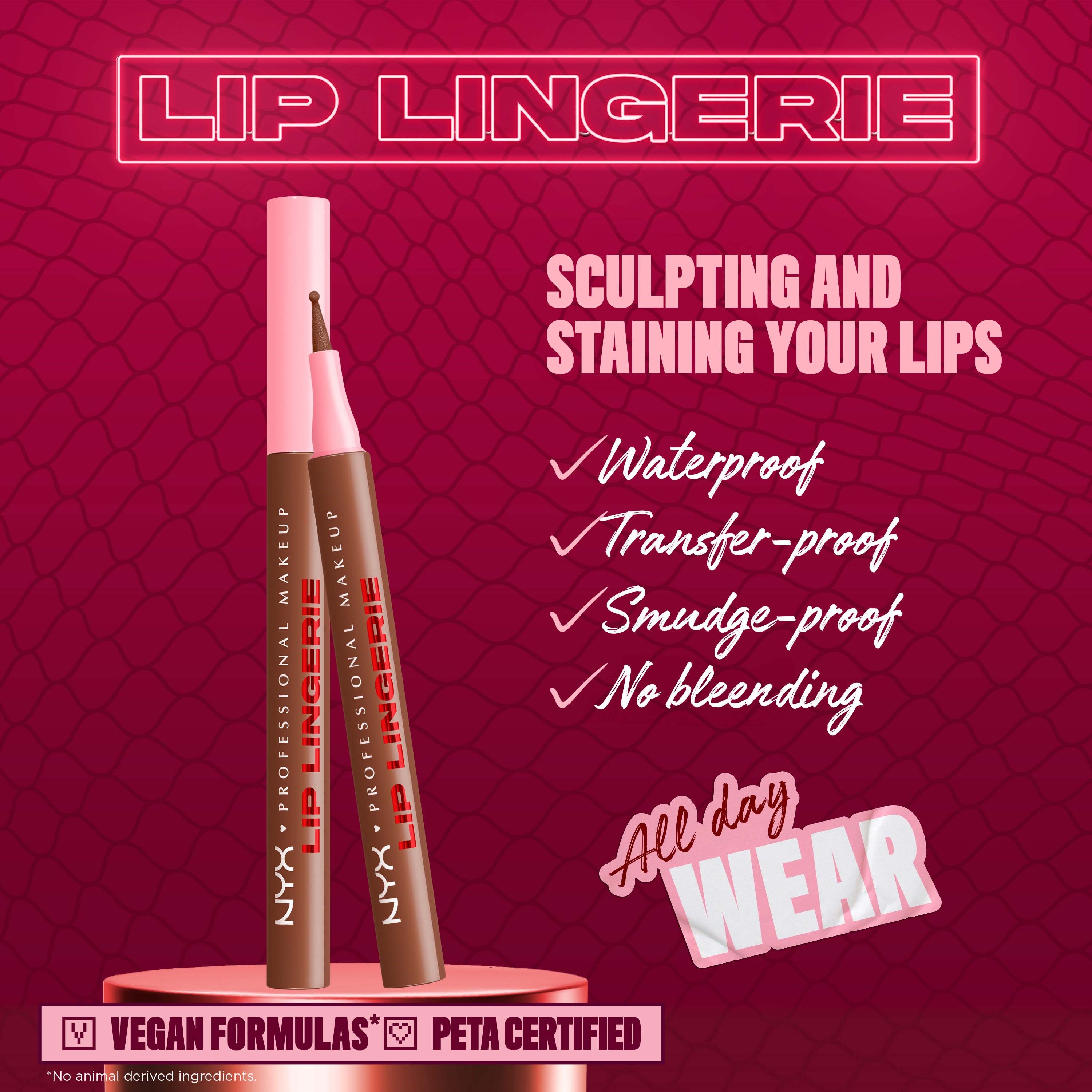 NYX PROFESSIONAL MAKEUP Lip Lingerie Liner Stain 06 Up To No Good (obrázok 3)