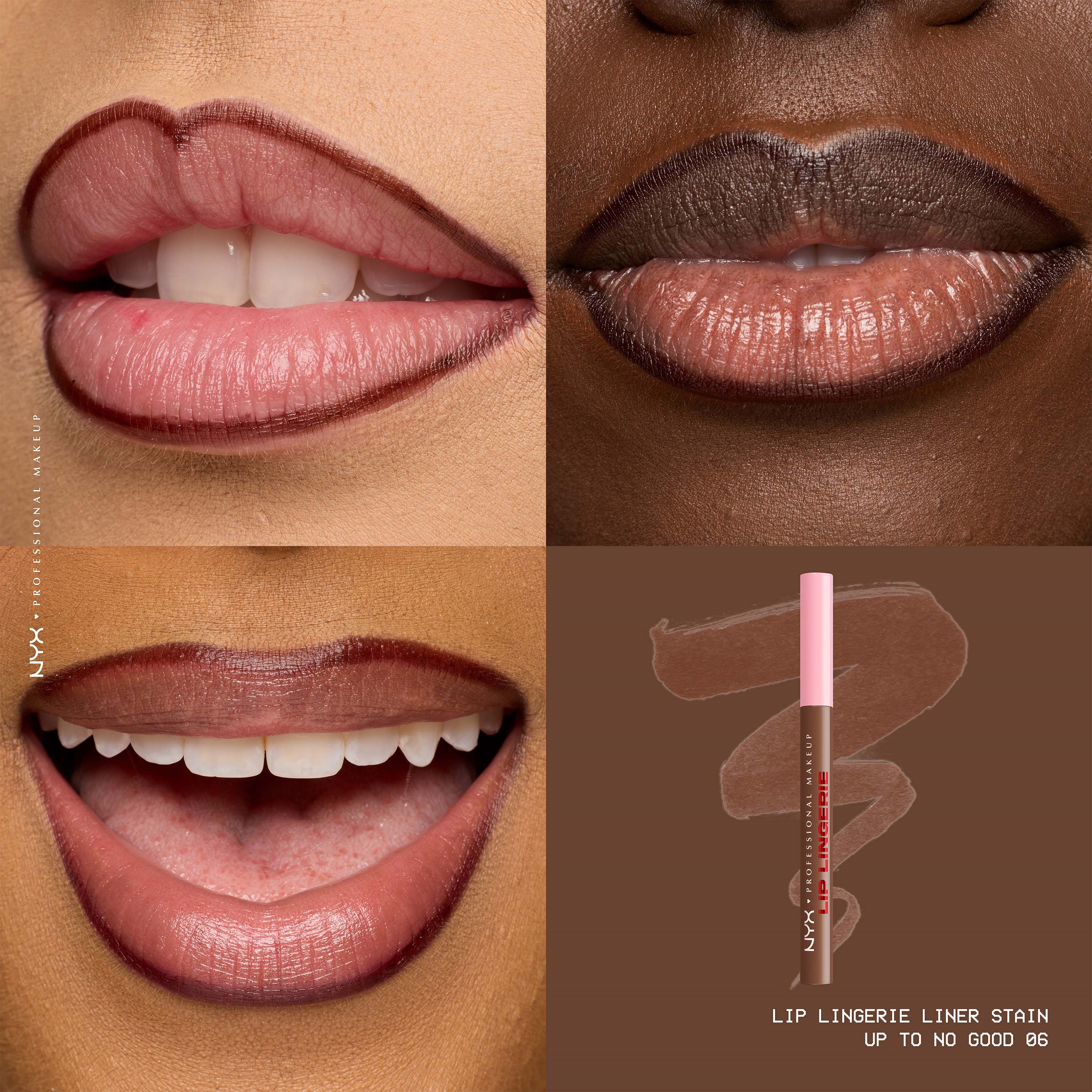 NYX PROFESSIONAL MAKEUP Lip Lingerie Liner Stain 06 Up To No Good (obrázok 4)