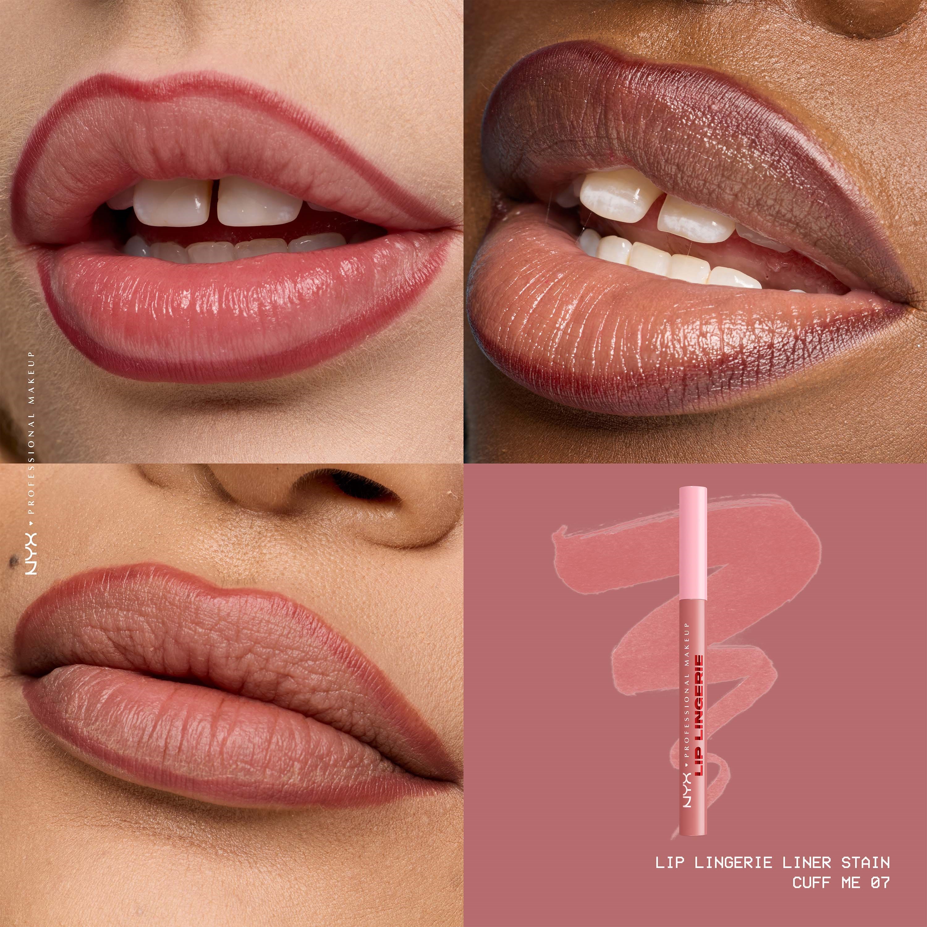 NYX PROFESSIONAL MAKEUP Lip Lingerie Liner Stain 07 Cuff Me (obrázok 4)
