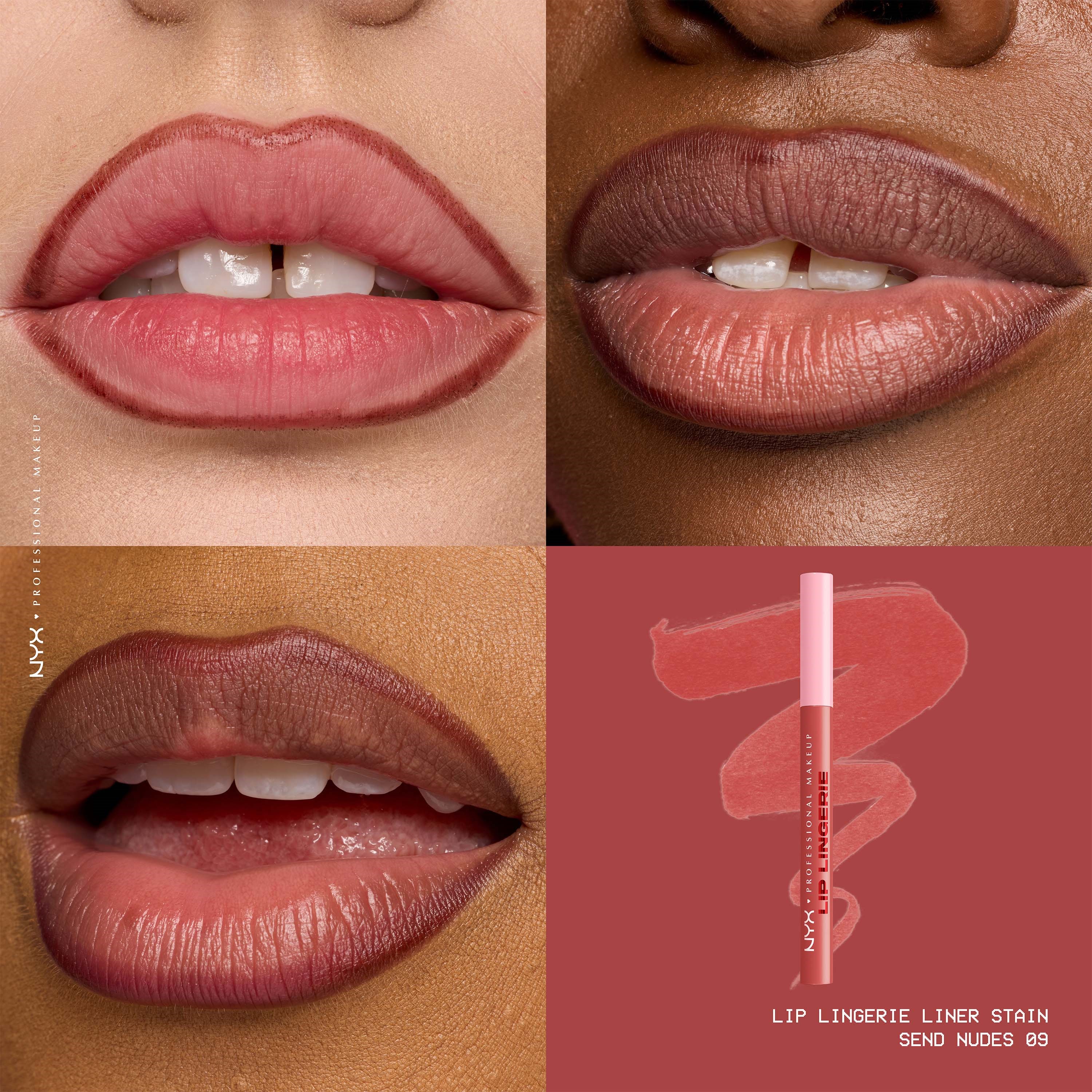 NYX PROFESSIONAL MAKEUP Lip Lingerie Liner Stain 09 Send Nudes (obrázok 4)