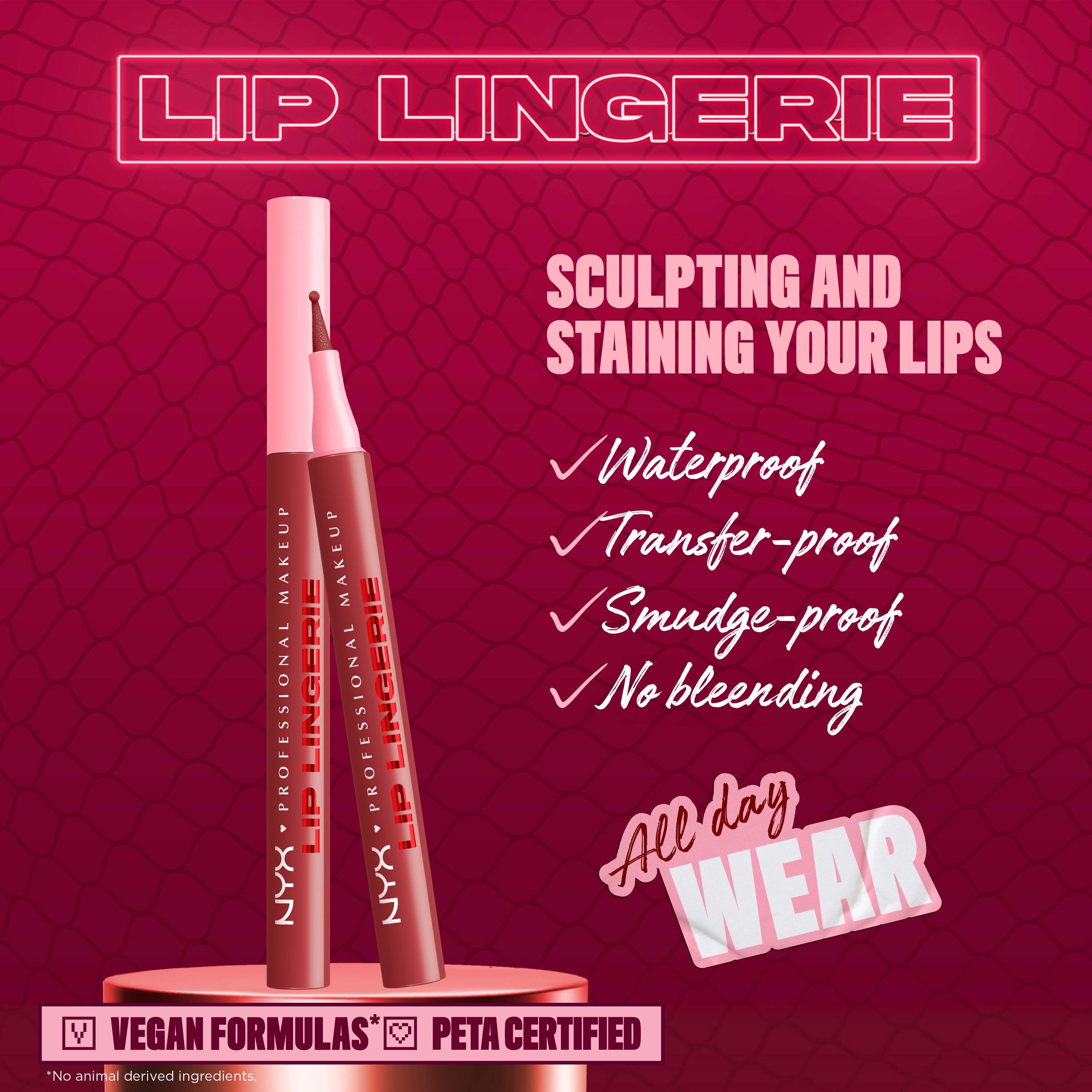 NYX PROFESSIONAL MAKEUP Lip Lingerie Liner Stain 10 Up All Night (obrázok 3)