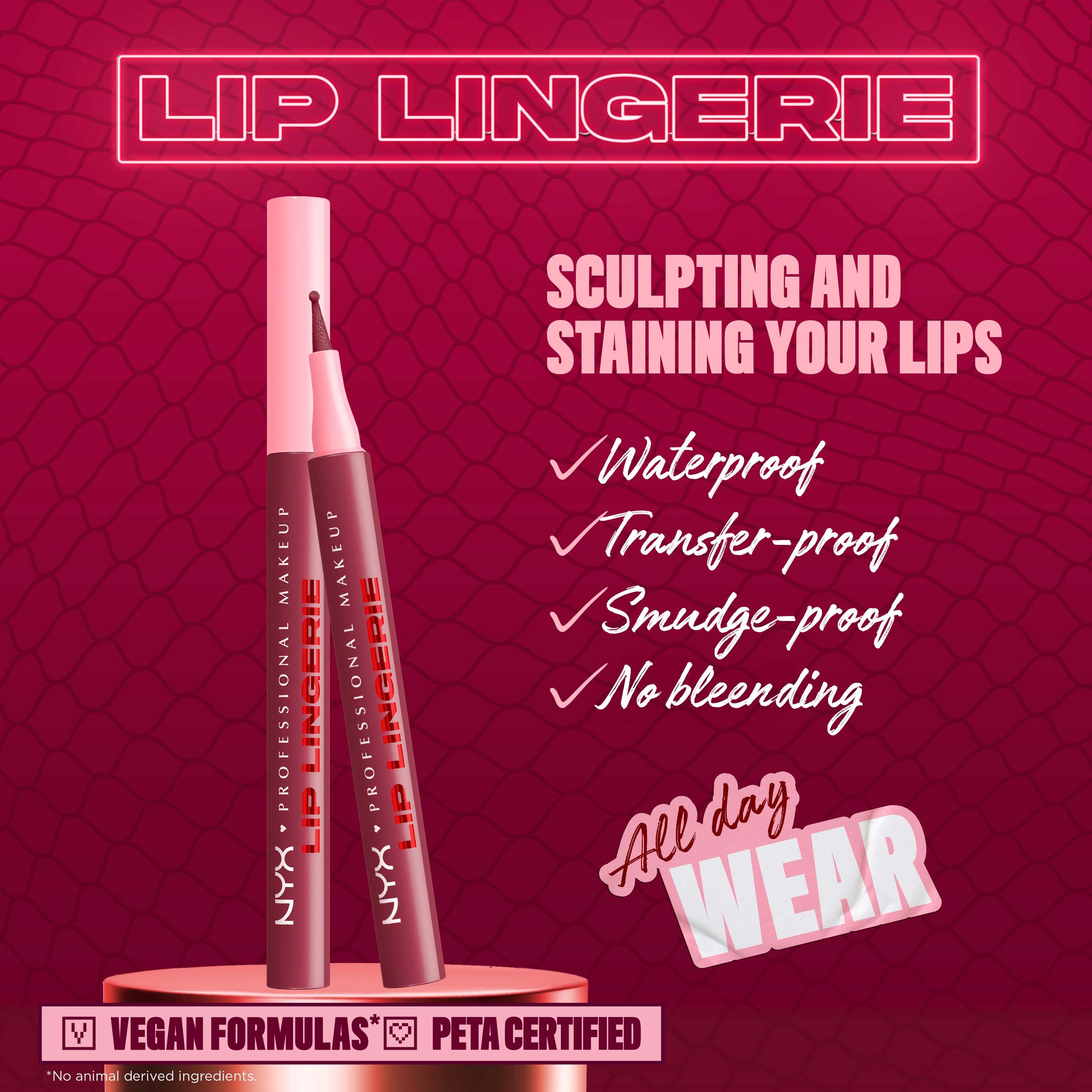 NYX PROFESSIONAL MAKEUP Lip Lingerie Liner Stain 11 Hot N Heavy (obrázok 3)