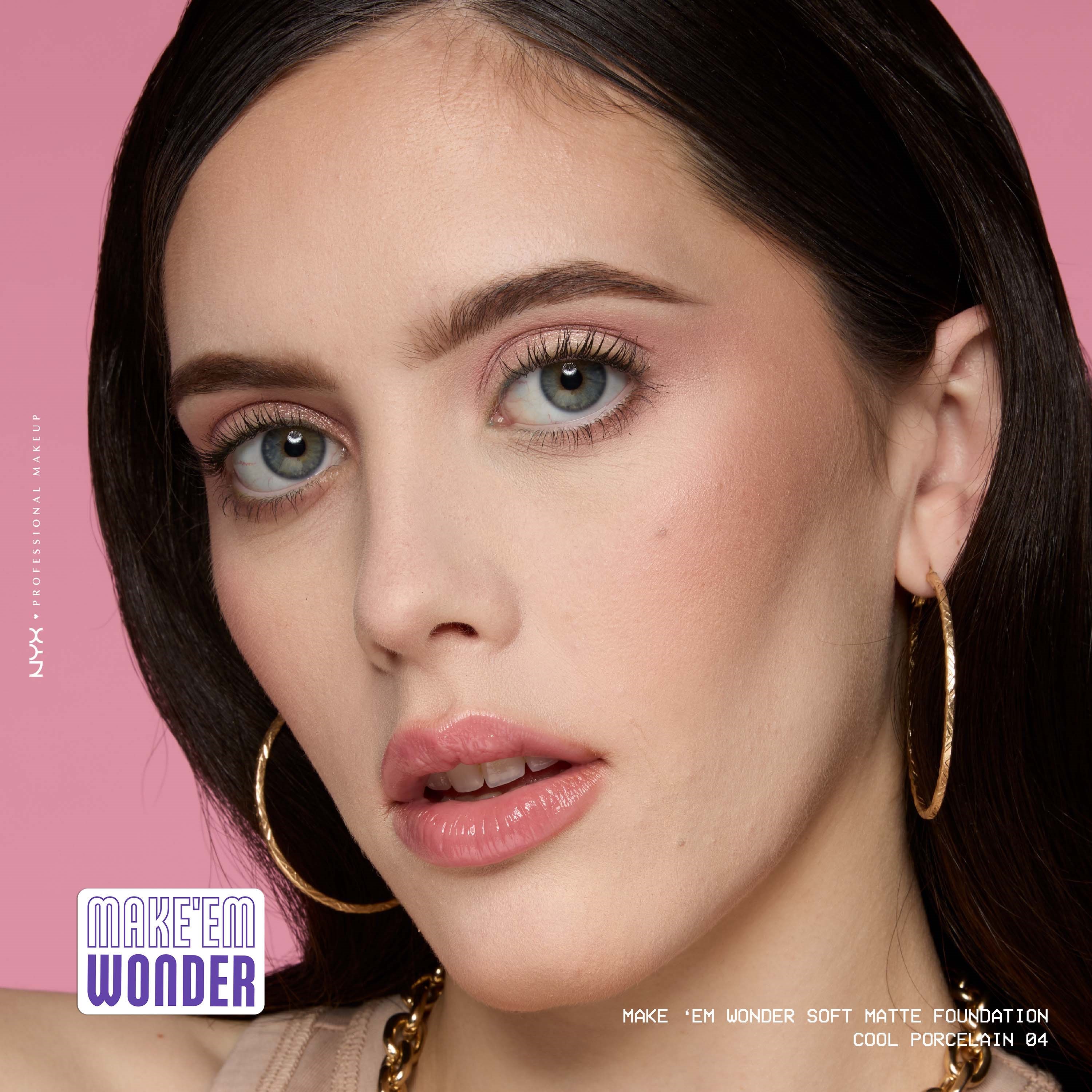 NYX PROFESSIONAL MAKEUP Make Em Wonder Foundation 04 Cool Porcelain (obrázok 8)