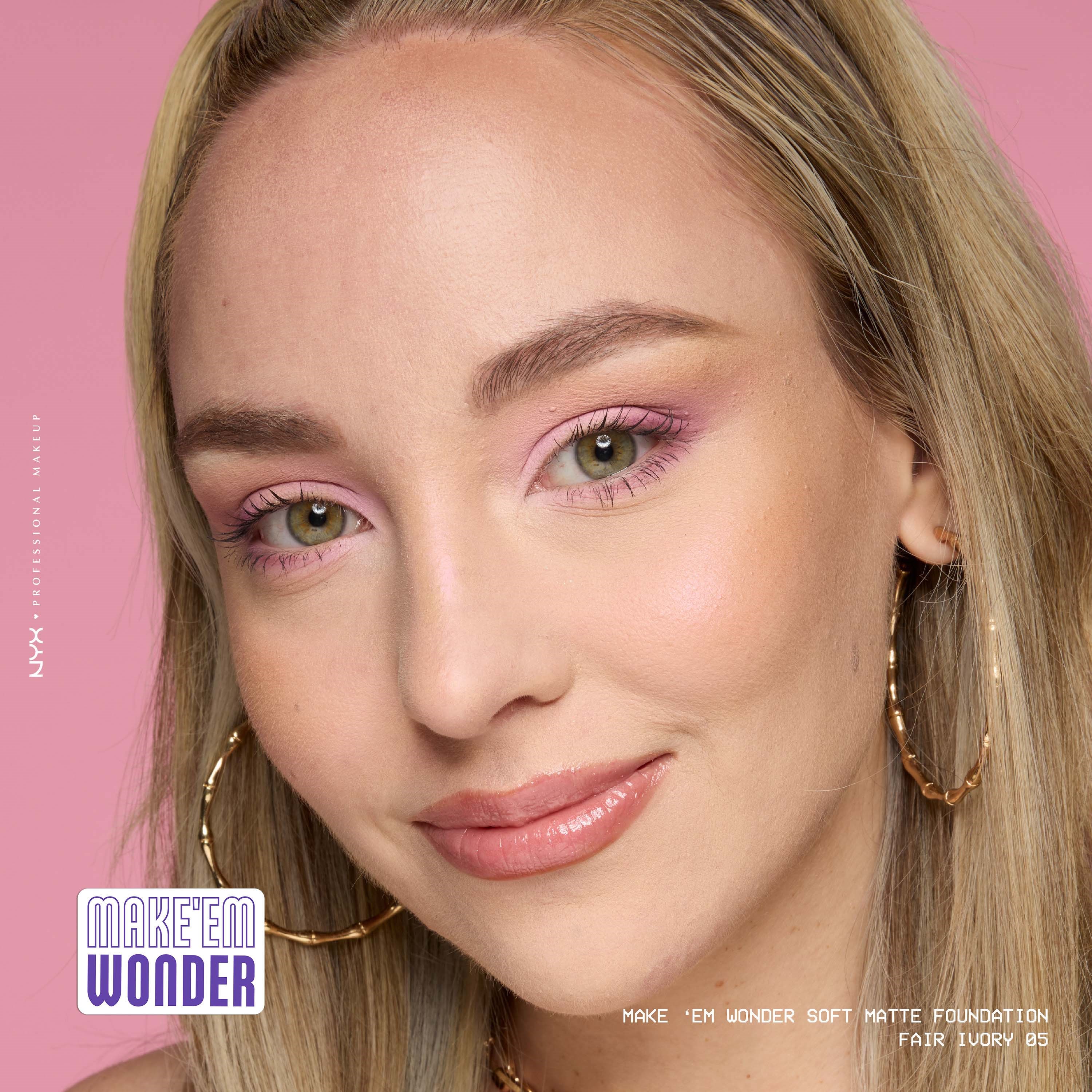 NYX PROFESSIONAL MAKEUP Make Em Wonder Foundation 05 Fair Ivory (obrázok 8)