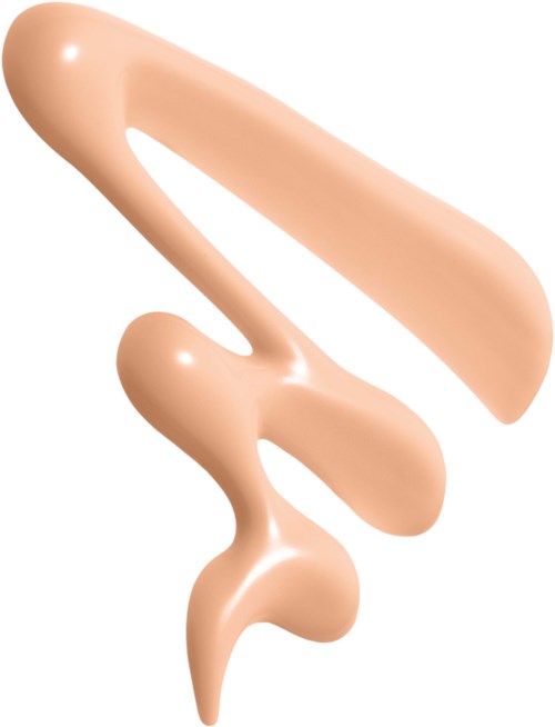 Een beige, speciaal gevormd voorwerp met drie bulten, ziet er glad en gebogen uit.