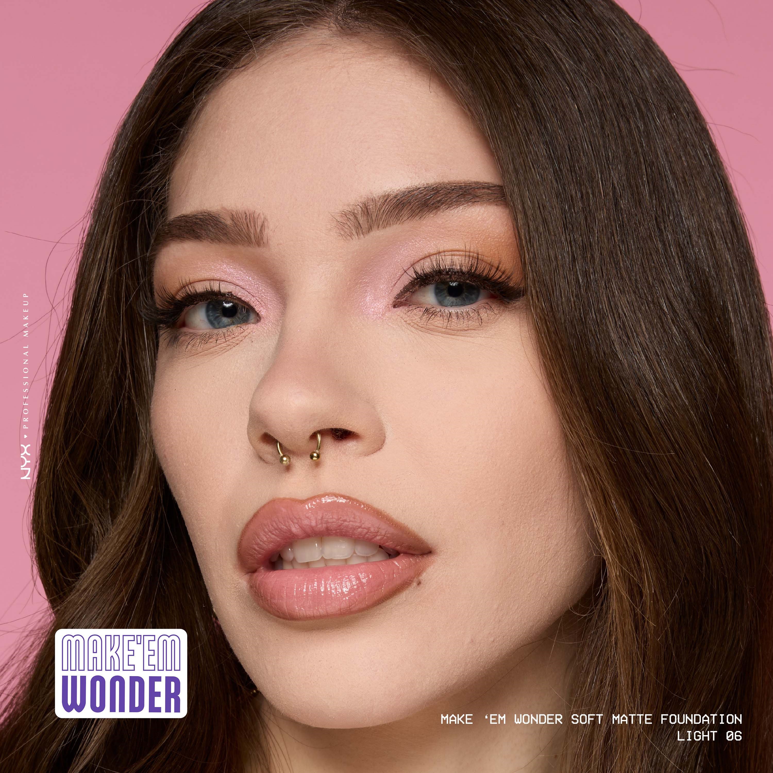 NYX PROFESSIONAL MAKEUP Make Em Wonder Foundation 06 Light (obrázok 8)