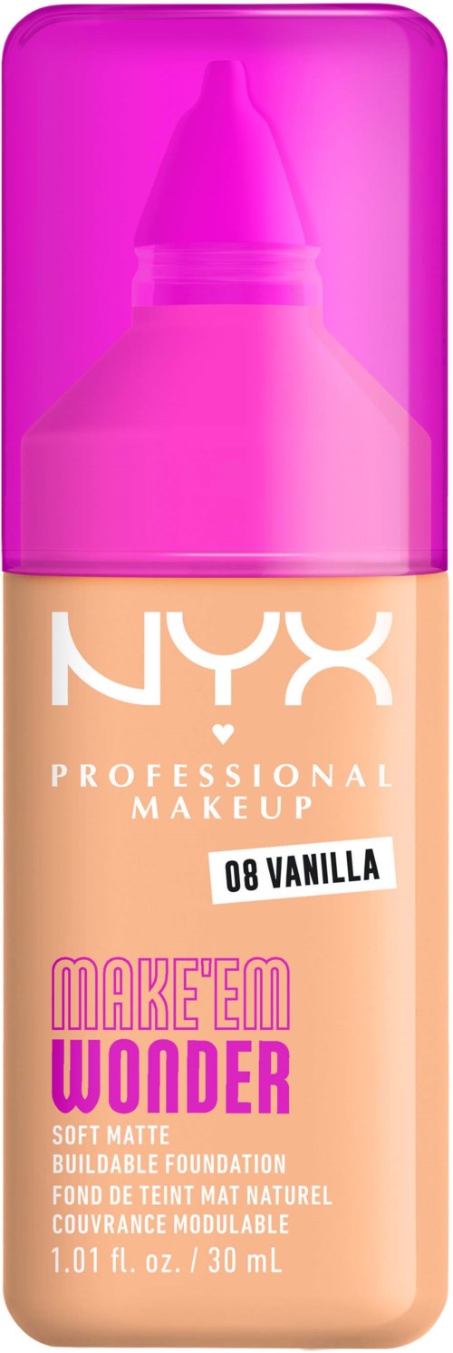 NYX PROFESSIONAL MAKEUP Make Em Wonder Foundation 08 Vanilla