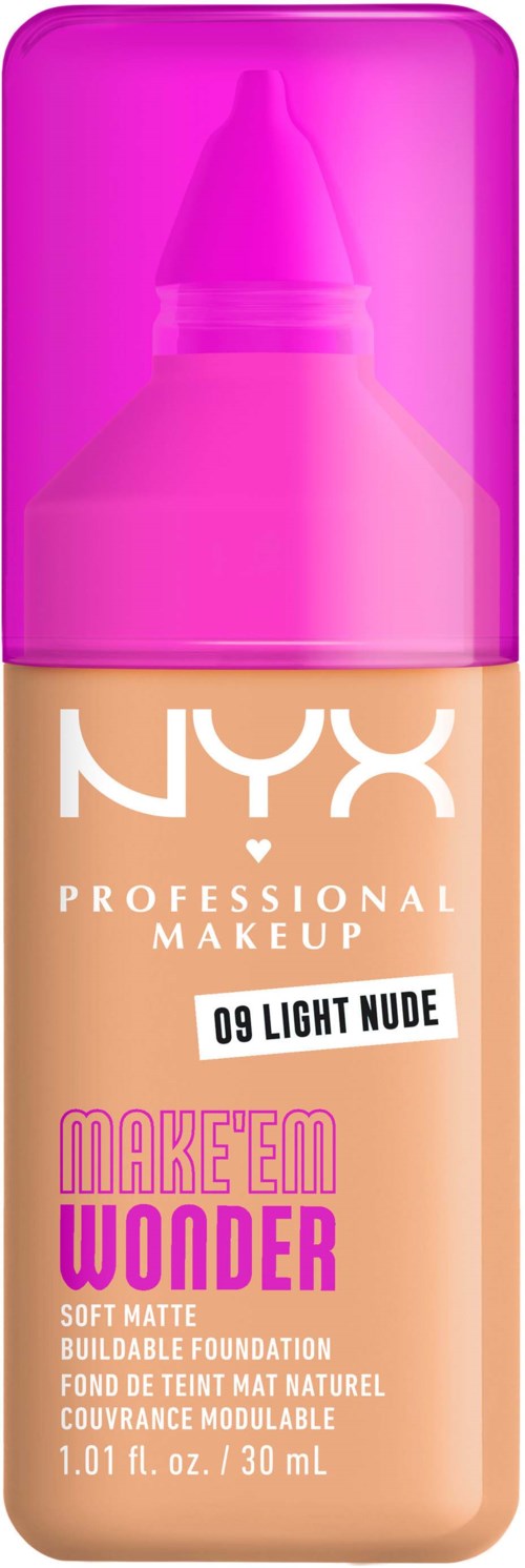 NYX PROFESSIONAL MAKEUP Make Em Wonder Foundation 09 Light Nude