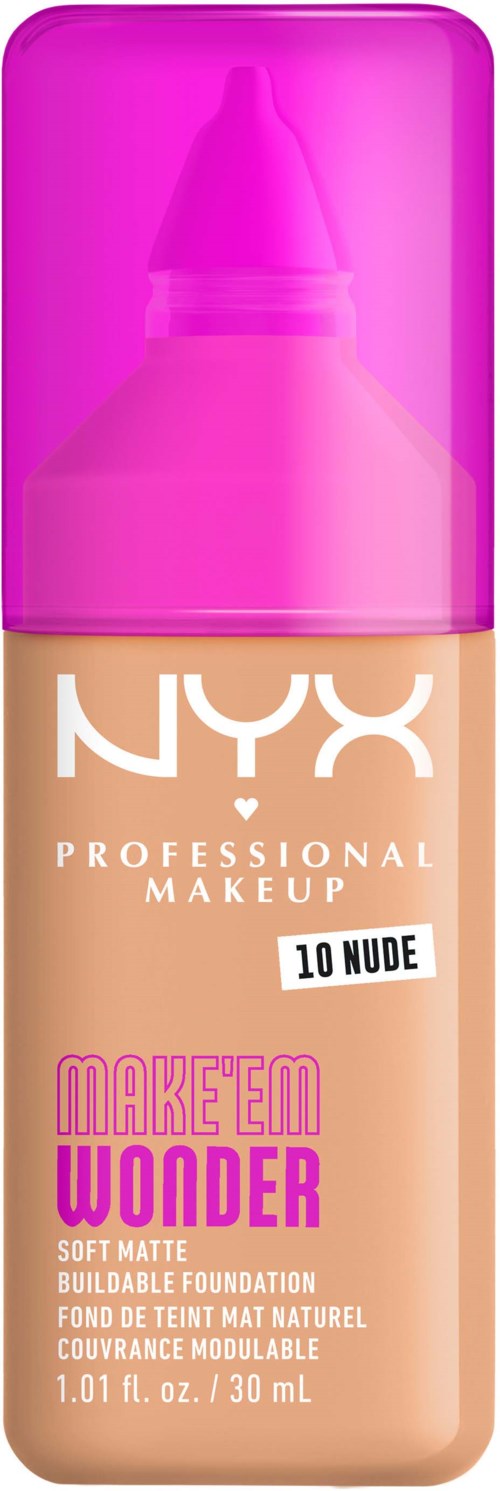 NYX PROFESSIONAL MAKEUP Make Em Wonder Foundation 10 Nude