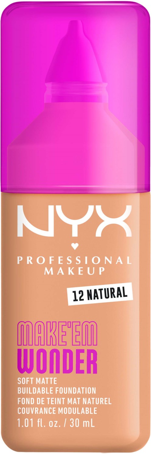 NYX PROFESSIONAL MAKEUP Make Em Wonder Foundation 12 Natural