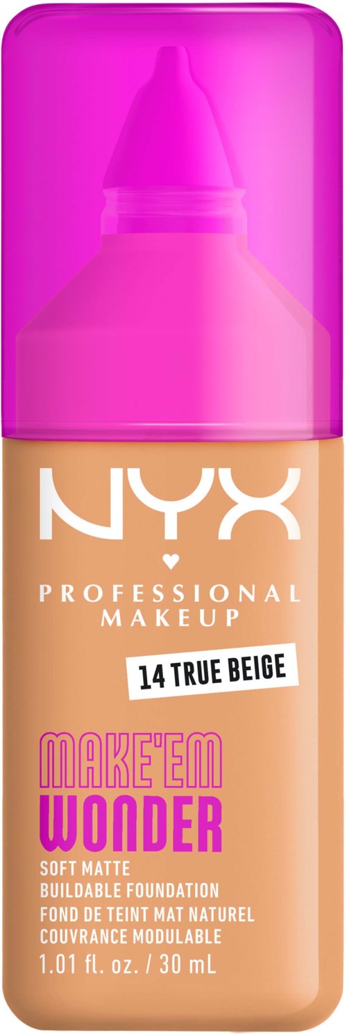 NYX PROFESSIONAL MAKEUP Make Em Wonder Foundation 14 True Beige