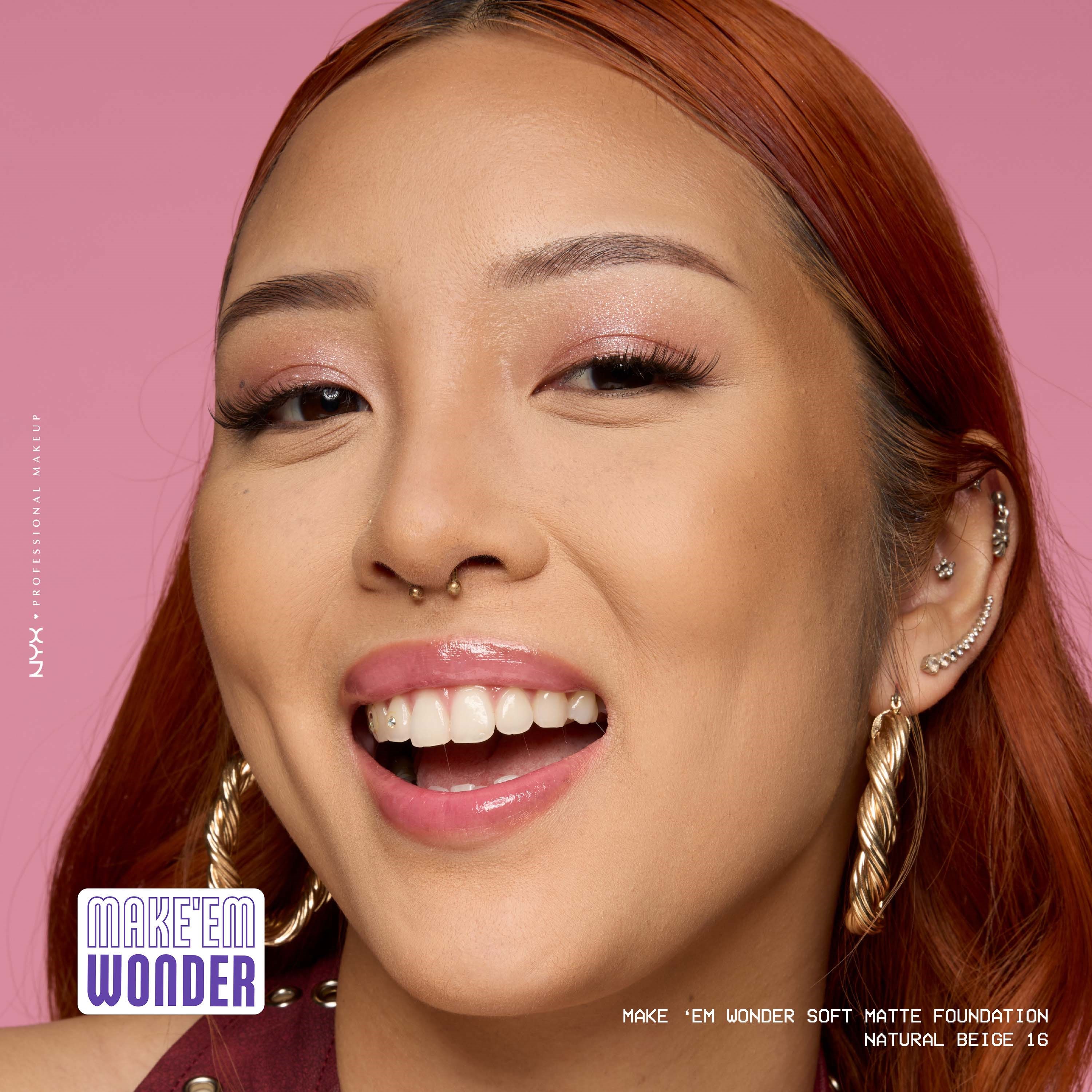 NYX PROFESSIONAL MAKEUP Make Em Wonder Foundation 16 Natural Beige (obrázok 8)