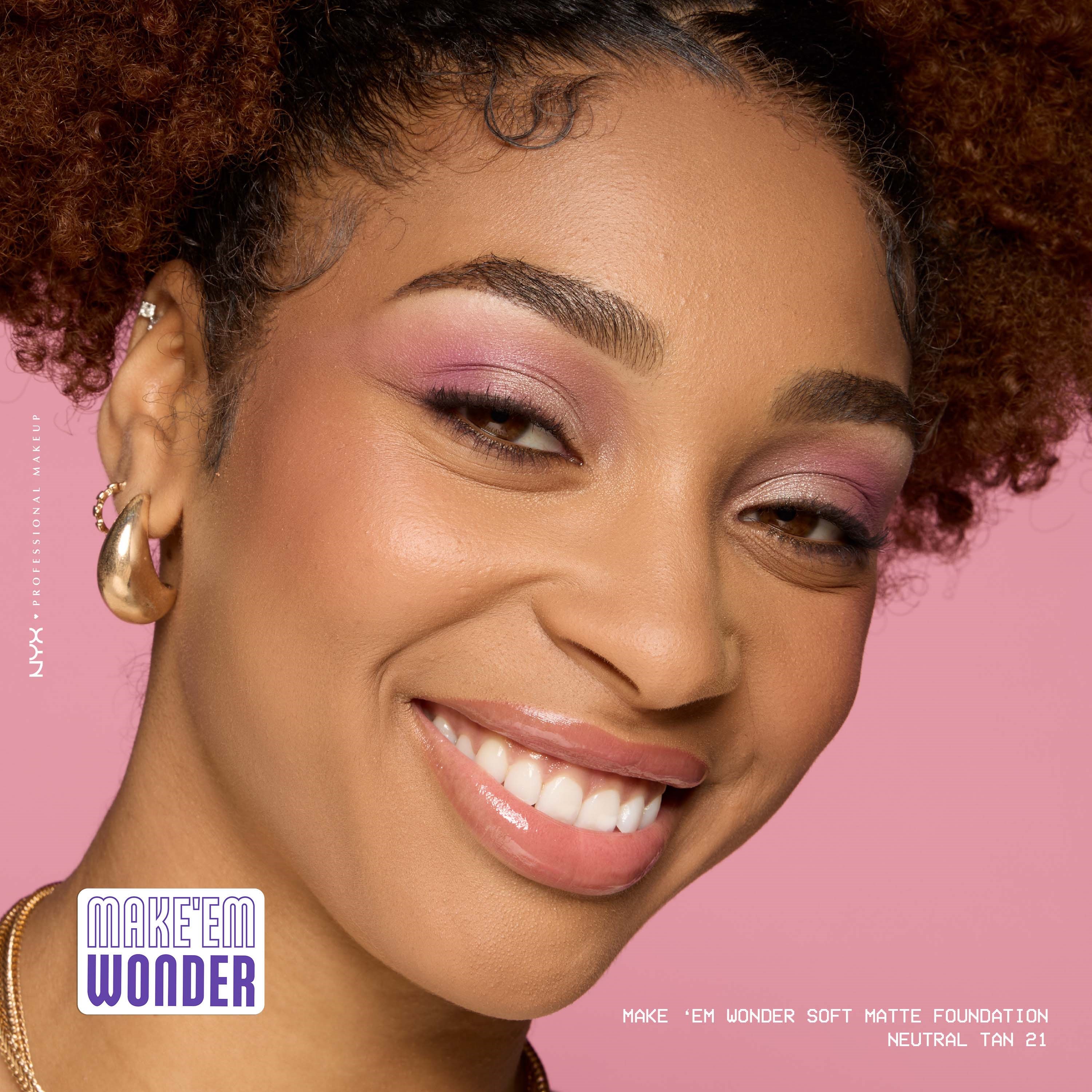 NYX PROFESSIONAL MAKEUP Make Em Wonder Foundation 21 Neutral Tan (obrázok 8)