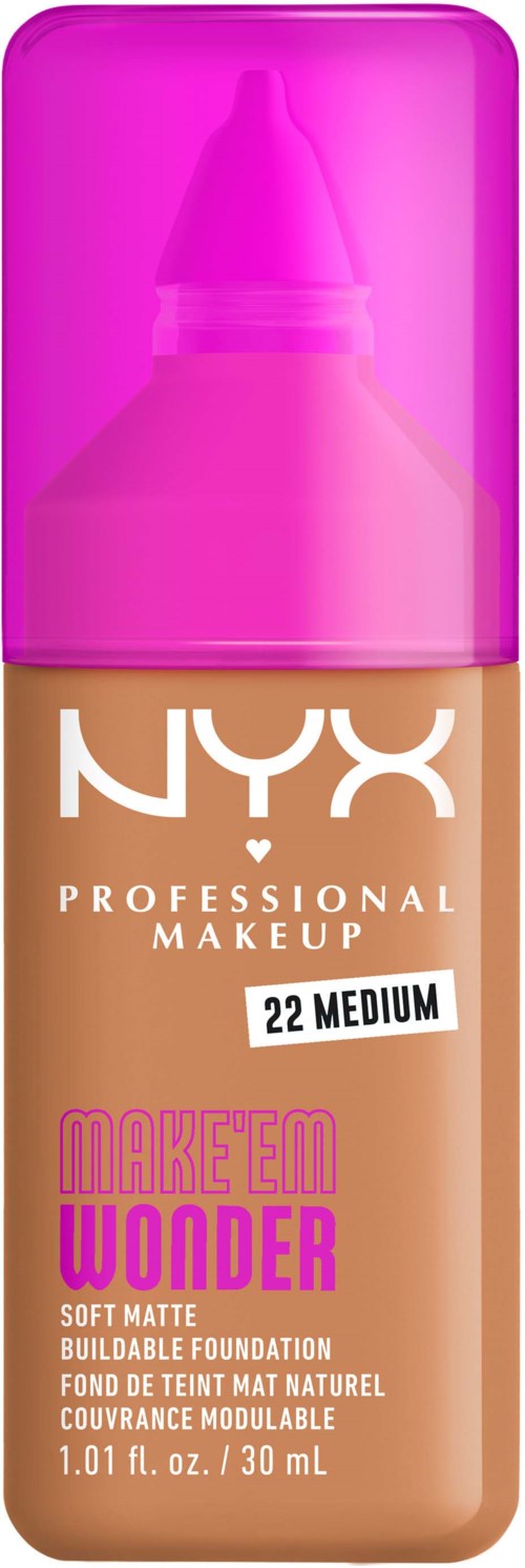 NYX PROFESSIONAL MAKEUP Make Em Wonder Foundation 22 Medium