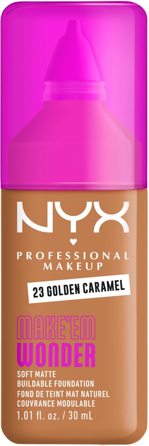 NYX PROFESSIONAL MAKEUP Make Em Wonder Foundation 23 Golden Caramel