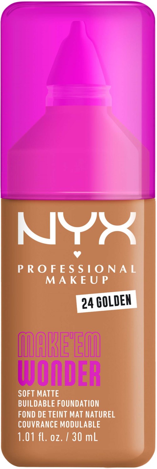 NYX PROFESSIONAL MAKEUP NYX PROFESSIONAL MAKEUP Make Em Wonder Foundation 24 Golden