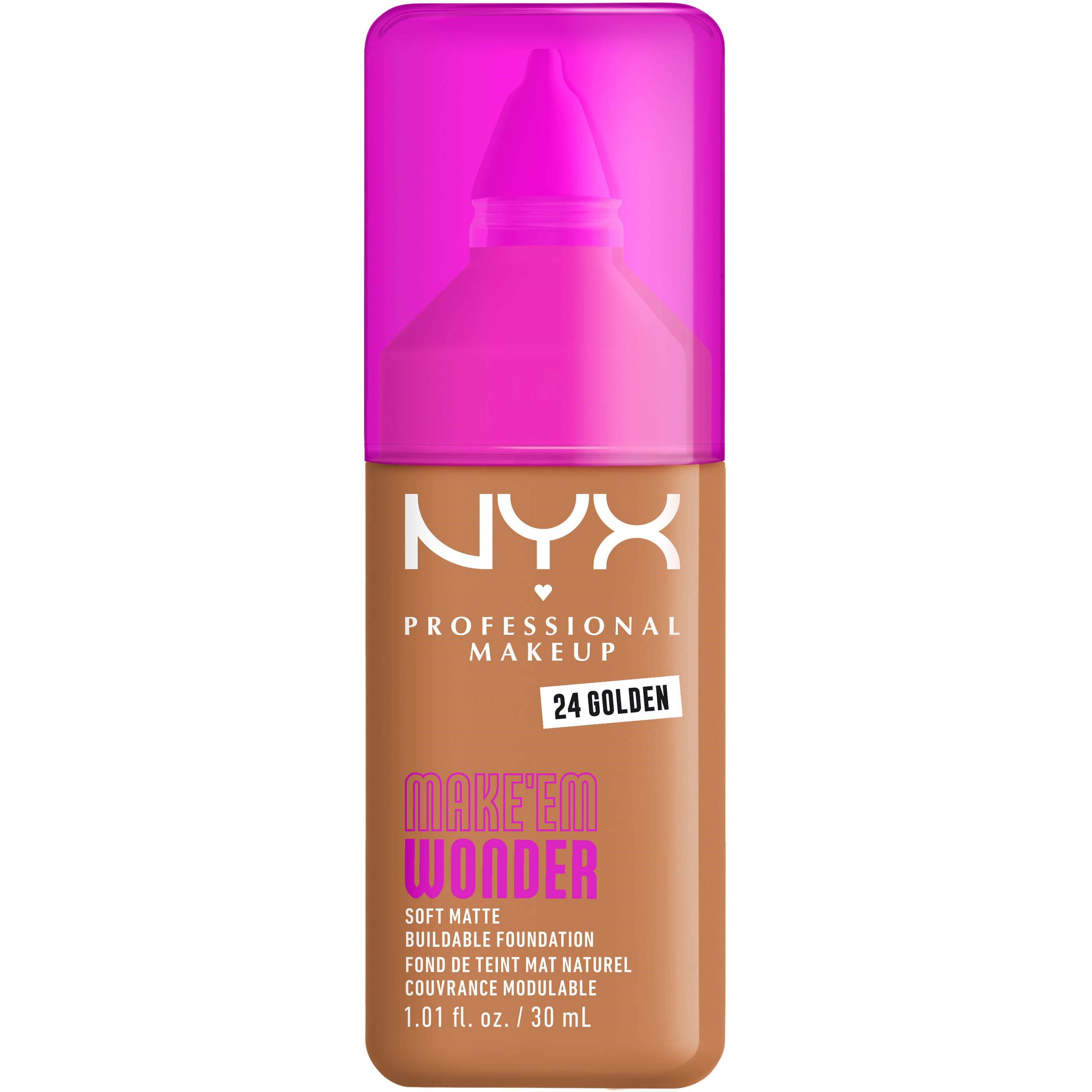 NYX Professional Makeup Make Em Wonder Foundation 24 Golden - 30 ml