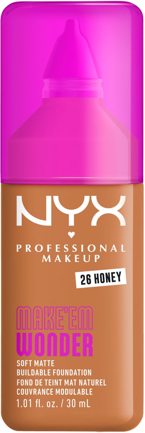 NYX PROFESSIONAL MAKEUP Make Em Wonder Foundation 26 Honey