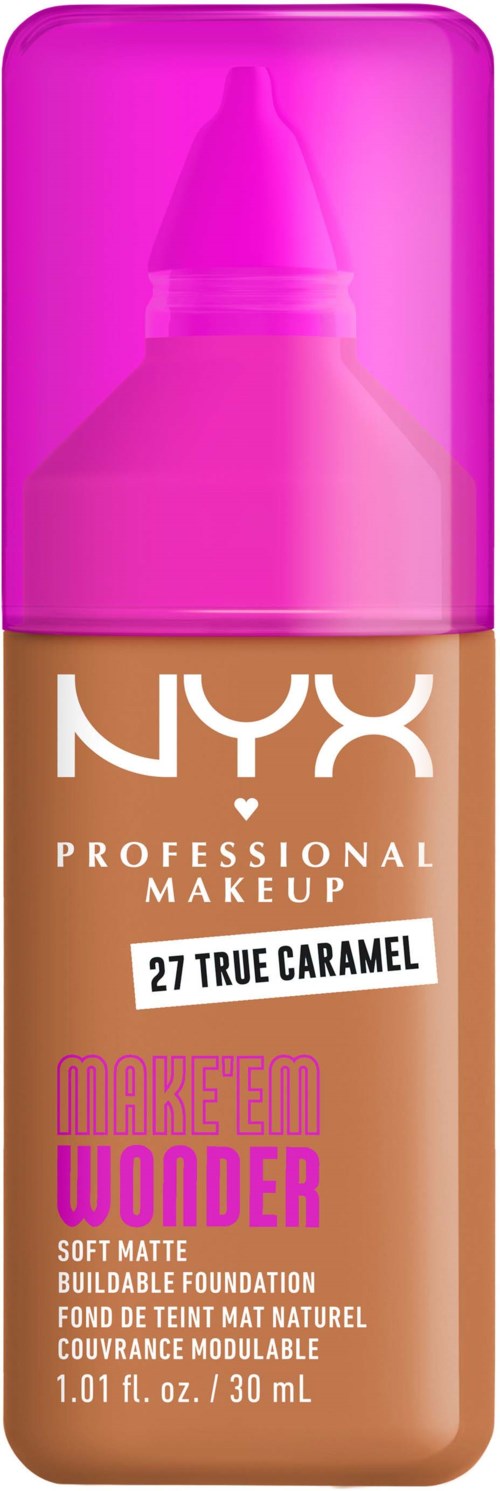 NYX PROFESSIONAL MAKEUP Make Em Wonder Foundation 27 True Caramel