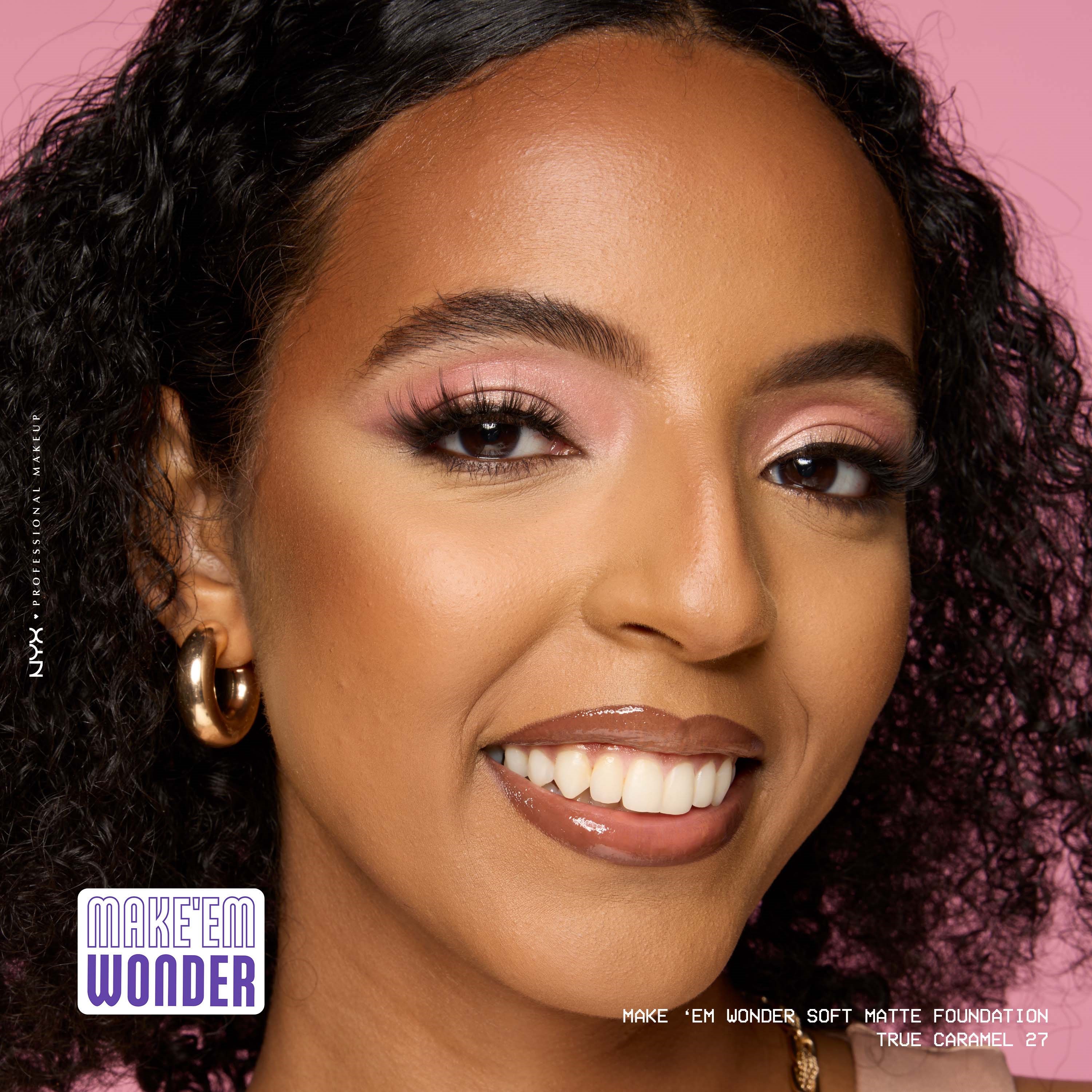 NYX PROFESSIONAL MAKEUP Make Em Wonder Foundation 27 True Caramel (obrázok 8)