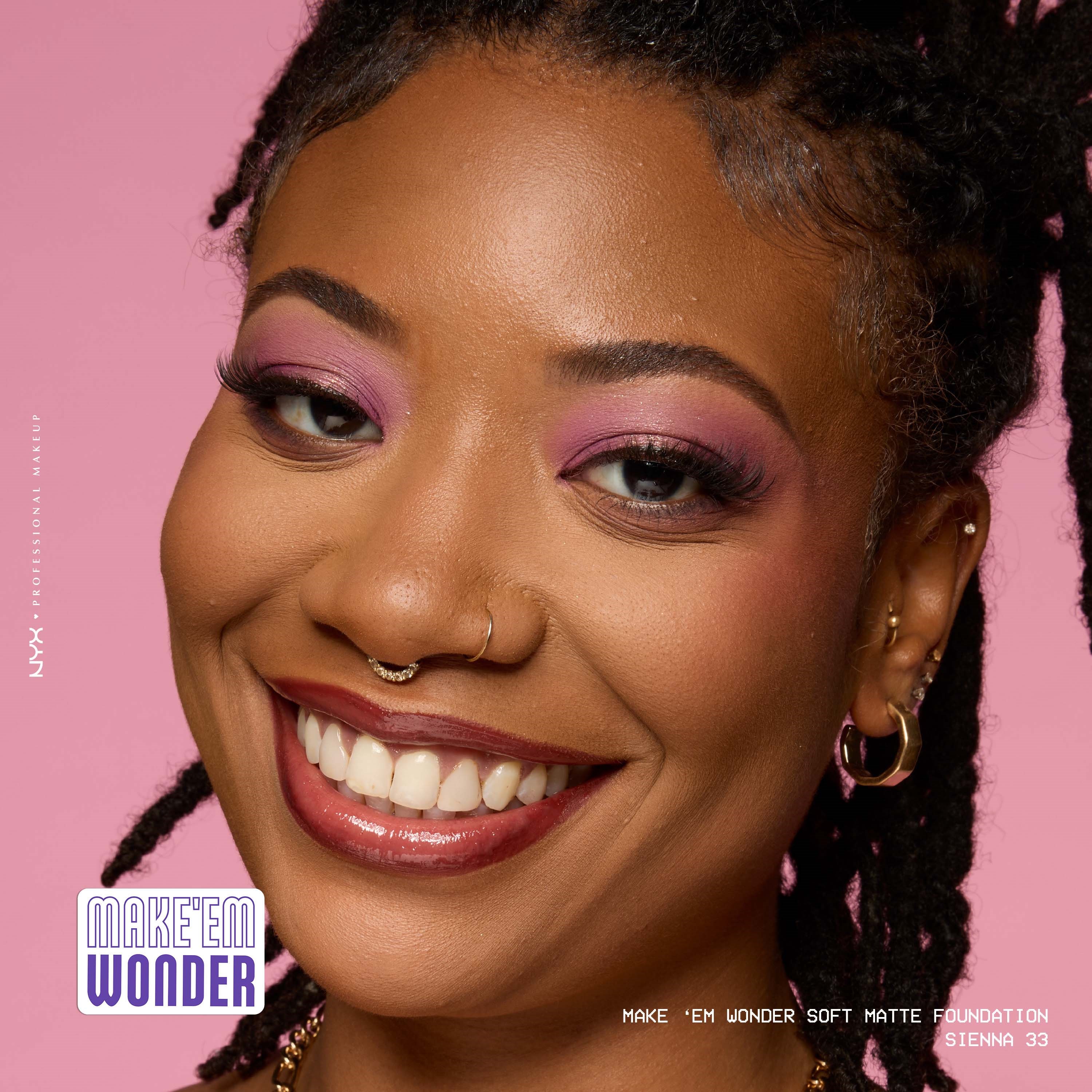 NYX PROFESSIONAL MAKEUP Make Em Wonder Foundation 33 Sienna (obrázok 8)