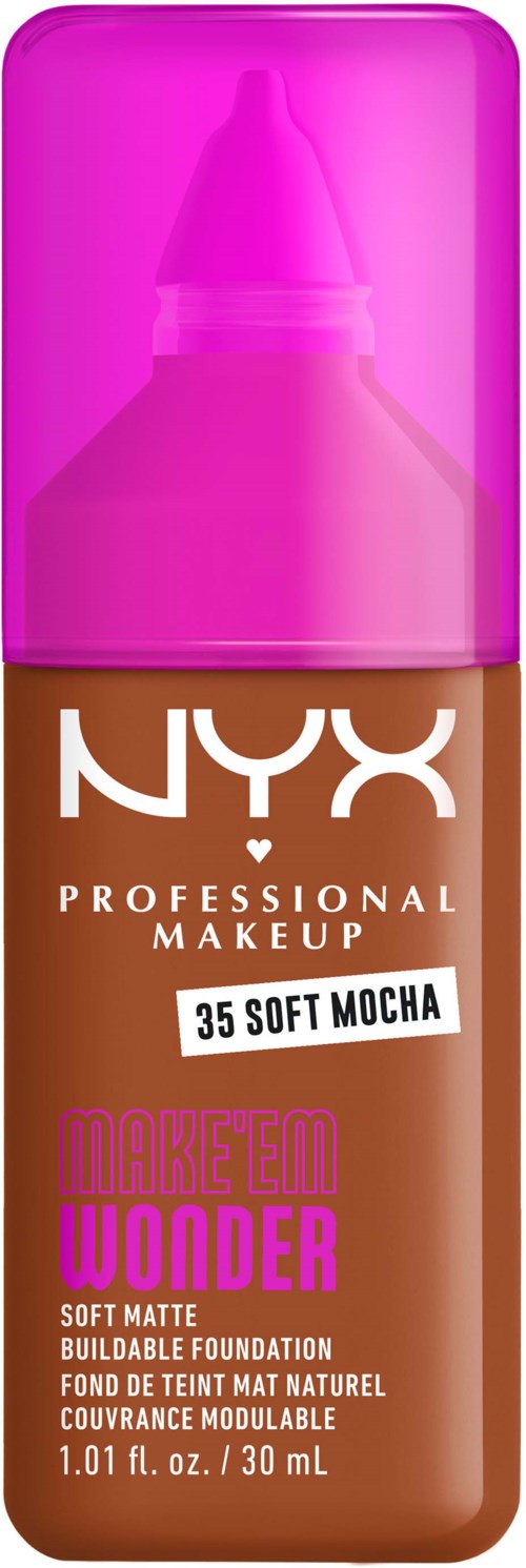 NYX PROFESSIONAL MAKEUP Make Em Wonder Foundation 35 Soft Mocha