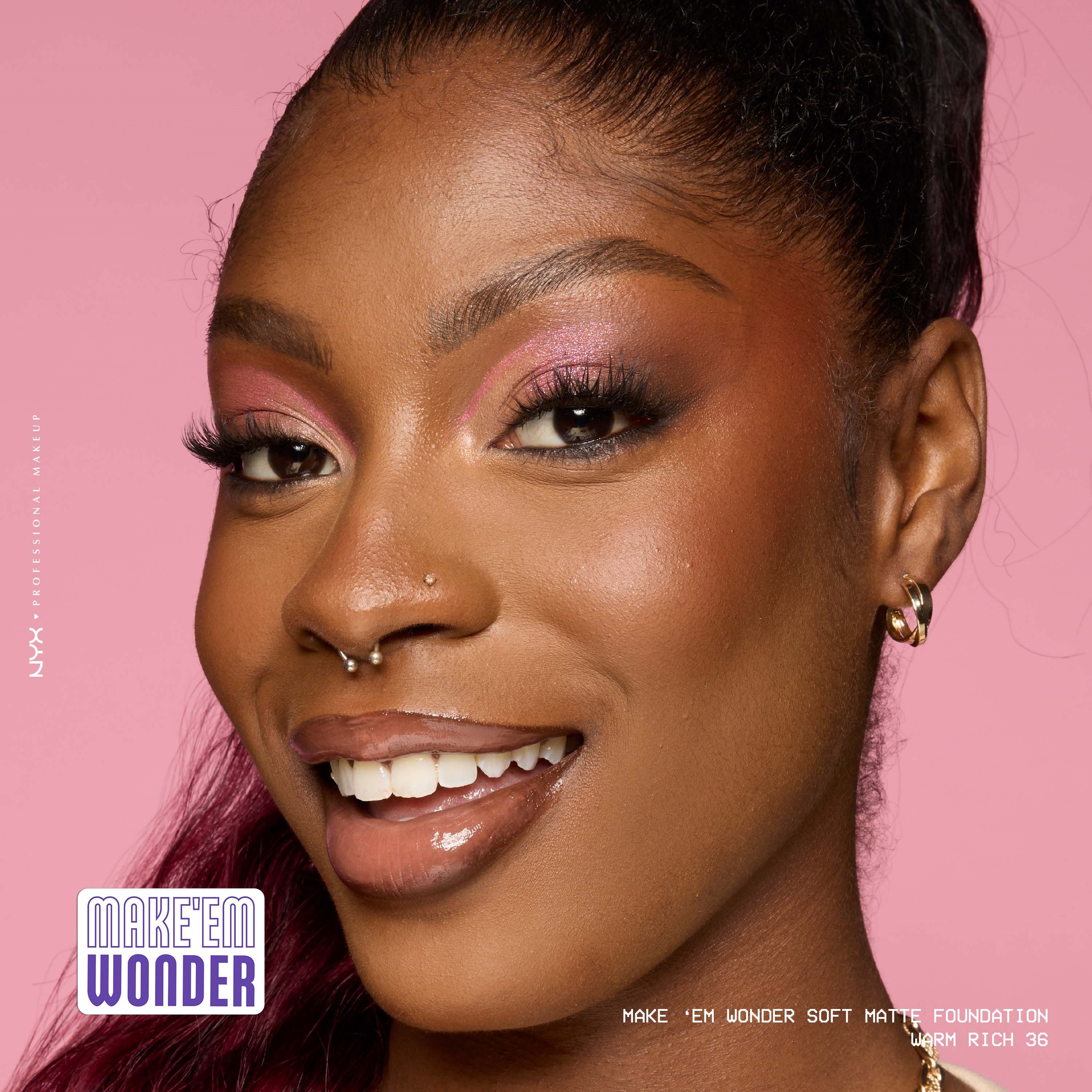 NYX PROFESSIONAL MAKEUP Make Em Wonder Foundation 36 Warm Rich (obrázok 8)