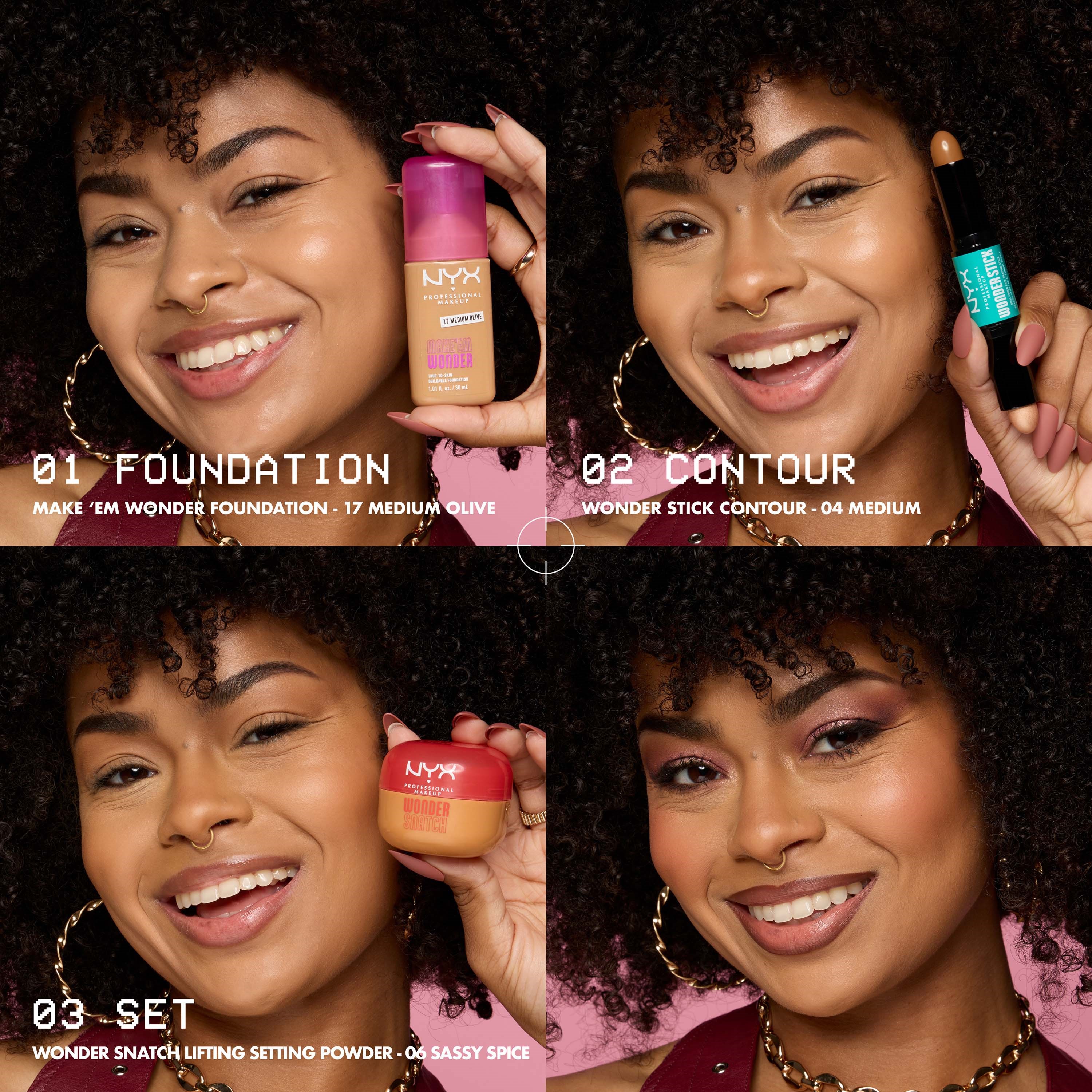 NYX PROFESSIONAL MAKEUP Make Em Wonder Foundation 37 Deep Rich (obrázok 10)
