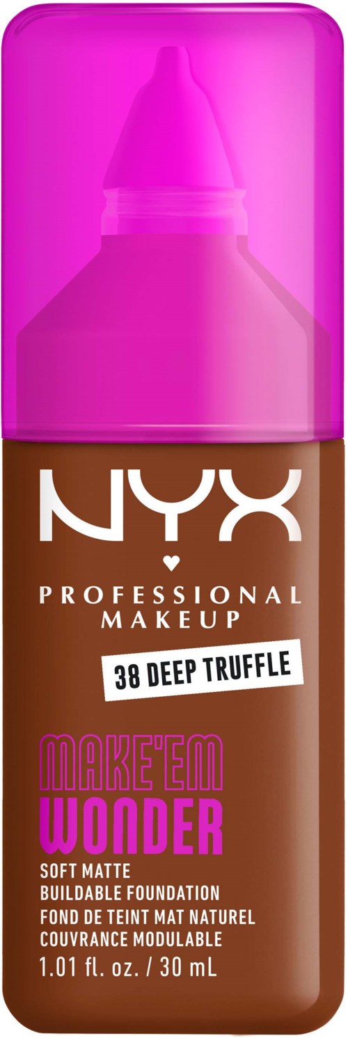 NYX PROFESSIONAL MAKEUP Make Em Wonder Foundation 38 Deep Truffle