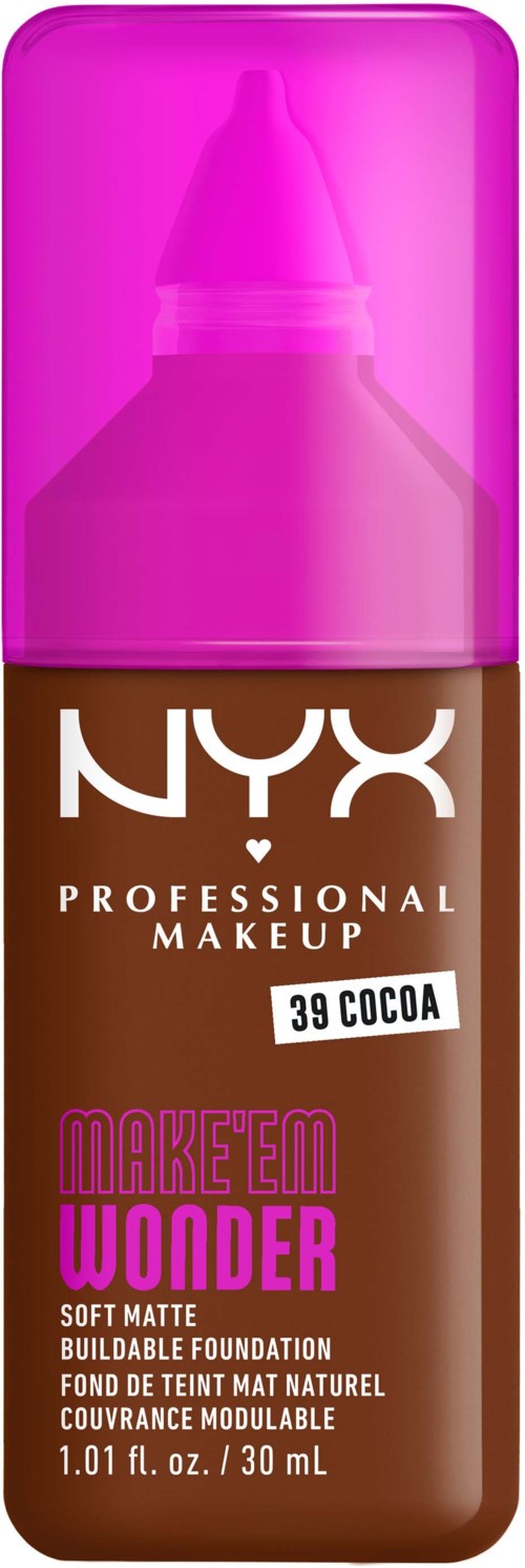 NYX PROFESSIONAL MAKEUP Make Em Wonder Foundation 39 Cocoa