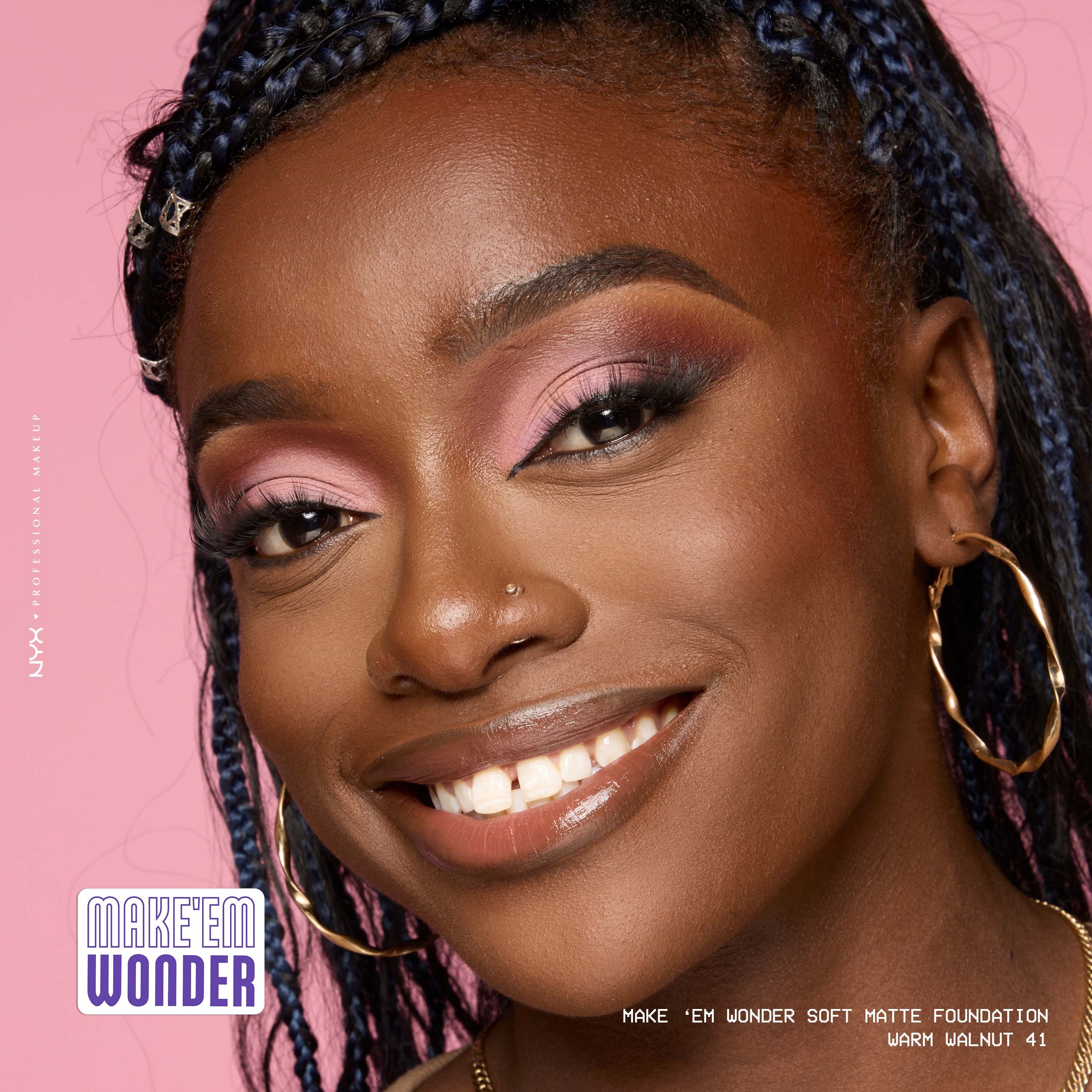 NYX PROFESSIONAL MAKEUP Make Em Wonder Foundation 41 Warm Walnut (obrázok 8)