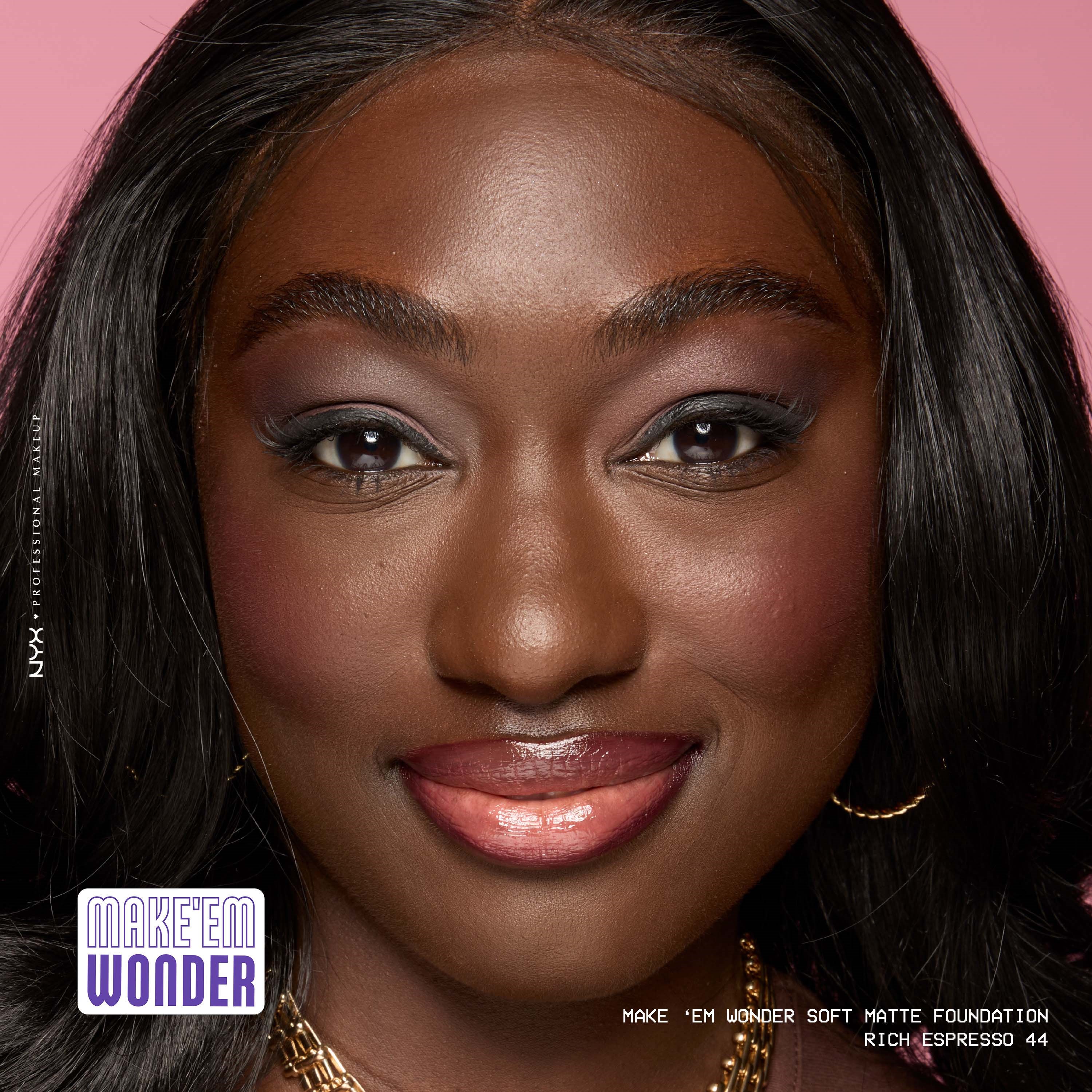 NYX PROFESSIONAL MAKEUP Make Em Wonder Foundation 44 Rich Espresso (obrázok 8)