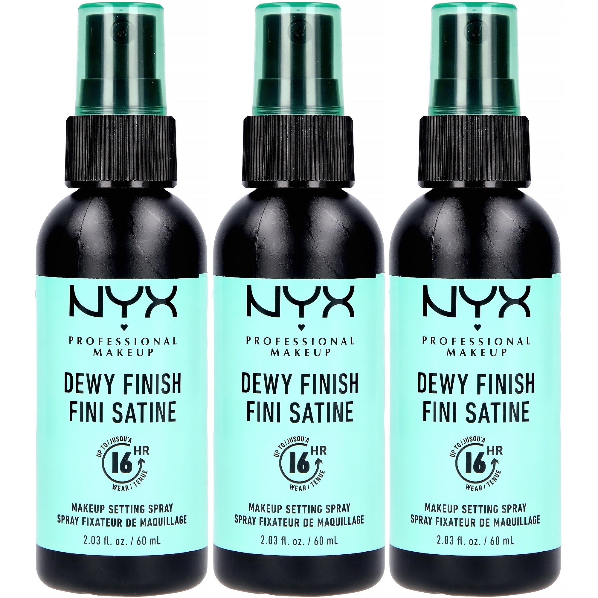 Bilde av Nyx Professional Makeup Makeup Setting Spray Dewy Finish X 3