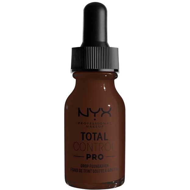 NYX PROFESSIONAL MAKEUP Total Control Pro Drop Foundation Deep Ebony