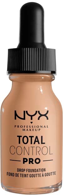 NYX-meikkivoidepulloa nimeltä Total Control Pro tippoineen.