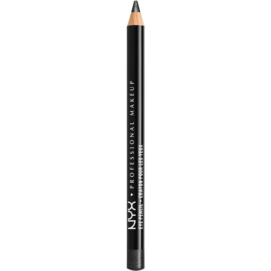 Läs mer om NYX PROFESSIONAL MAKEUP Slim Eye Pencil Black Shimmer