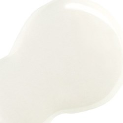 A white spoon with a smooth, rounded shape on a plain background.