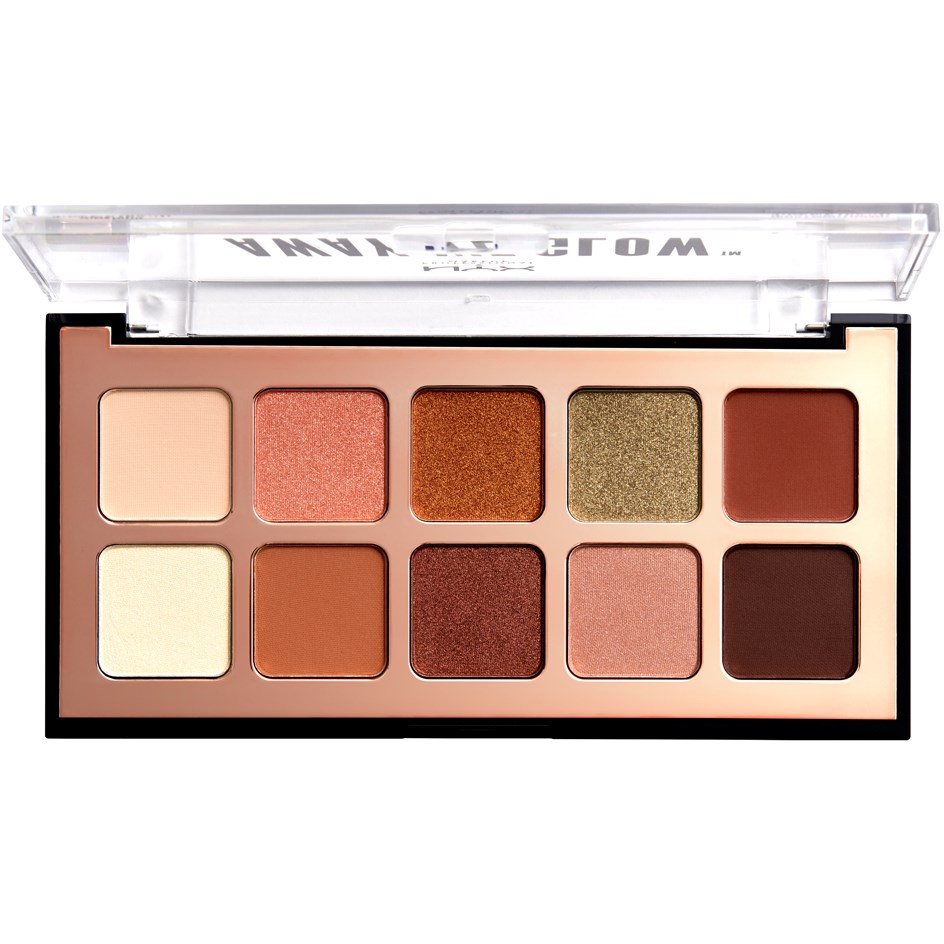 NYX PROFESSIONAL MAKEUP Away We Glow Shadow Palette Hooked on Glow